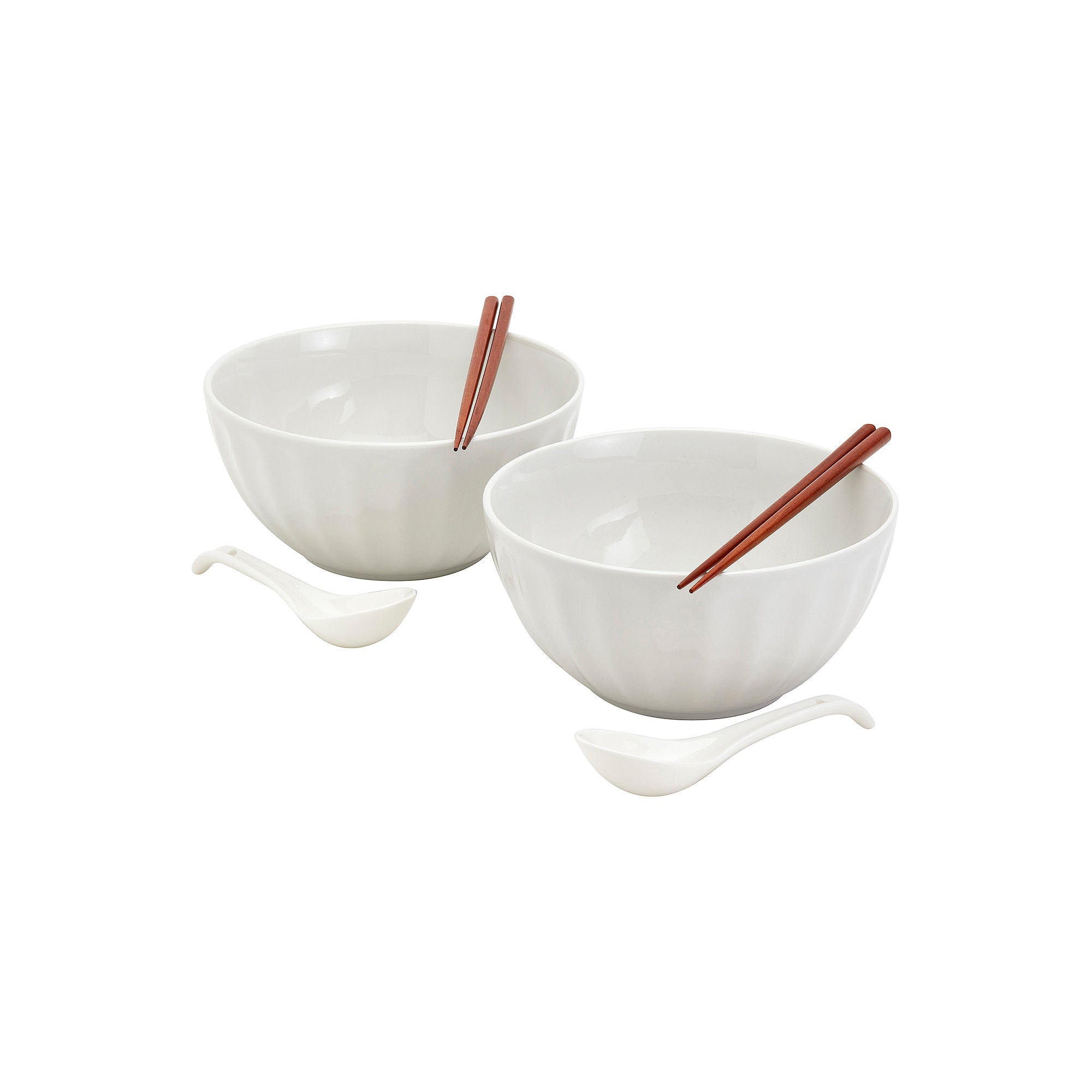 Infuse 8-Pc. Ceramic Soup Bowl - WHITE ONE SIZE