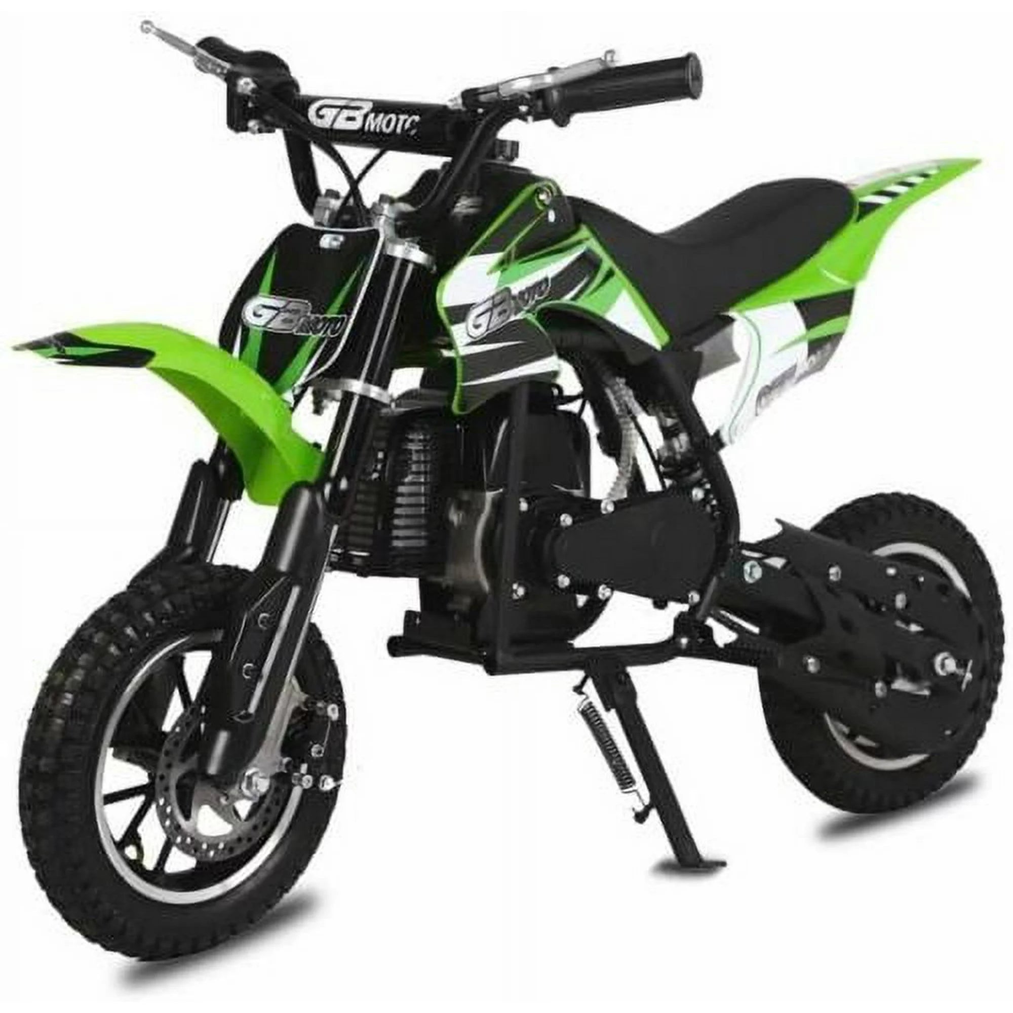 Hover Heart DB001 Kids Mini 50CC Gas Ride-On Dirt Bike, DB1 Model 2 Stroke With Off-Road, Green