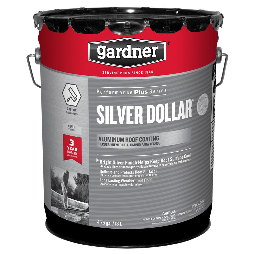 Silver Dollar 6215GA Aluminum Roof Coating 5 Gallon