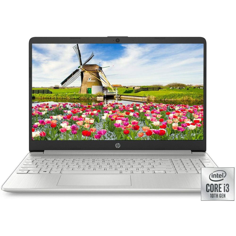 HP 15-dy1024wm 15.6 HD i3-1005G1 3.4GHz 4GB RAM 128GB SSD Win 10 Home in S Mode Silver