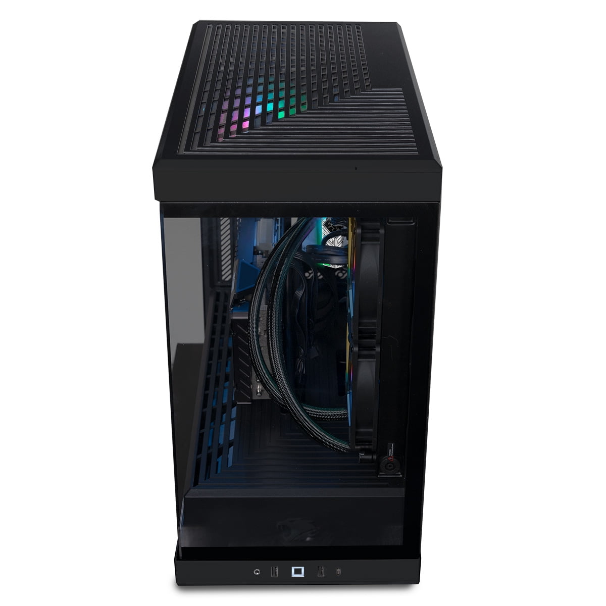 iBUYPOWER Y40BA7N4701-100 Y40 Ryzen 7-7700 3.8GHz NVIDIA GeForce RTX 4070 12GB 16GB RAM 1TB SSD Win 11 Home Black