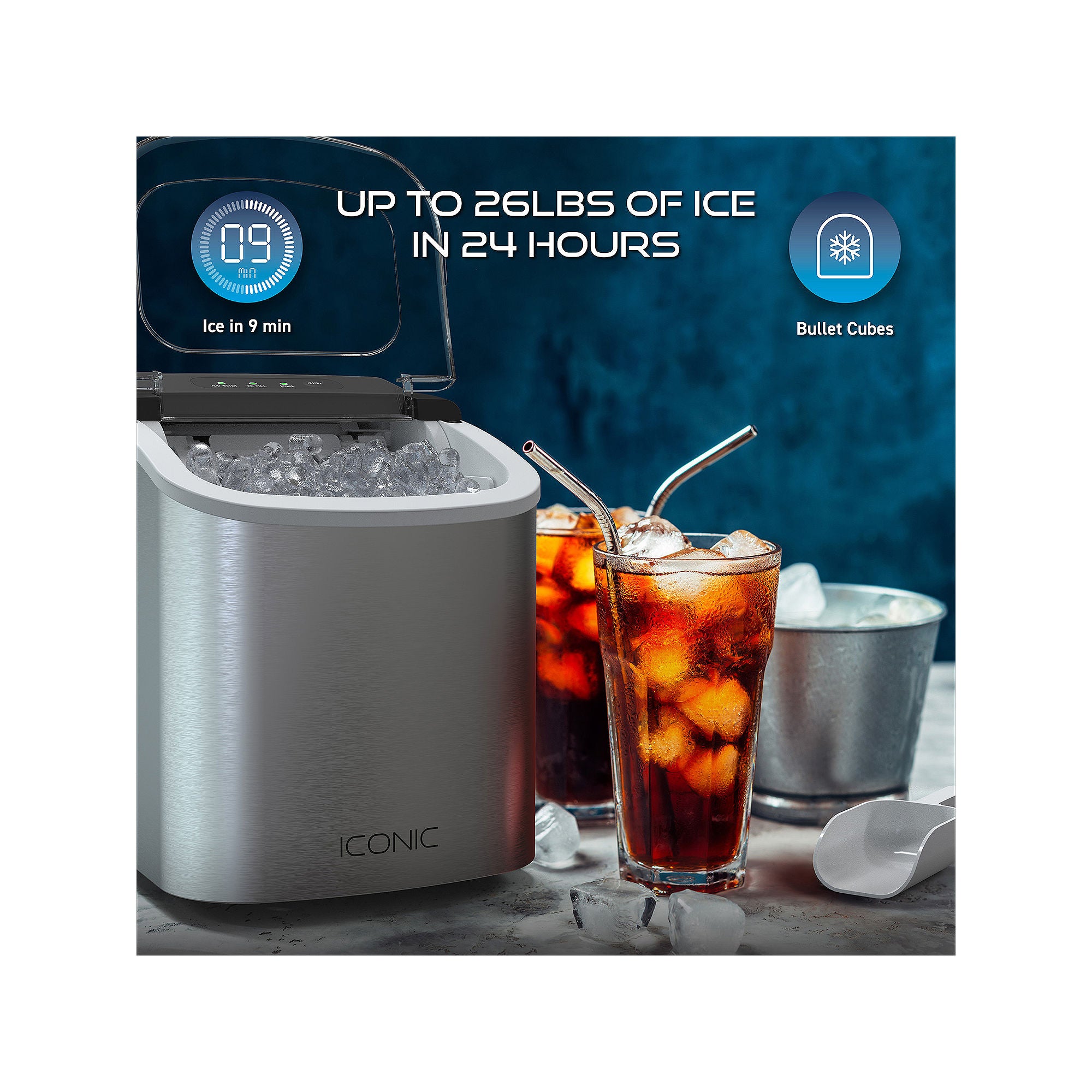 Iconic Ice Maker 9058JCP - SILVER ONE SIZE