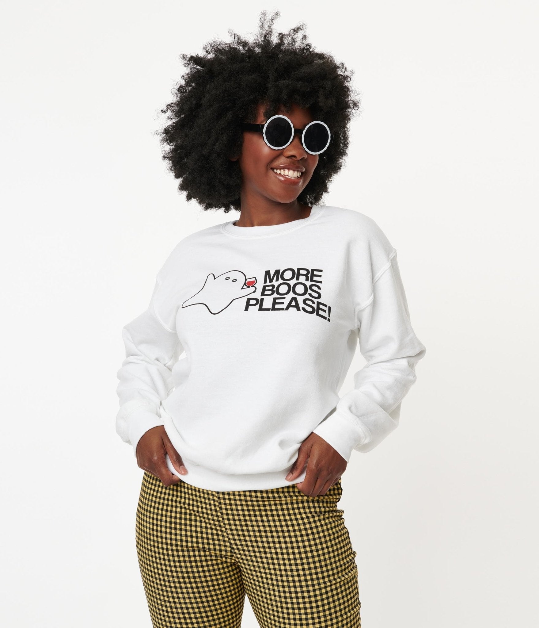 More Boos Please Graphic Sweatshirt