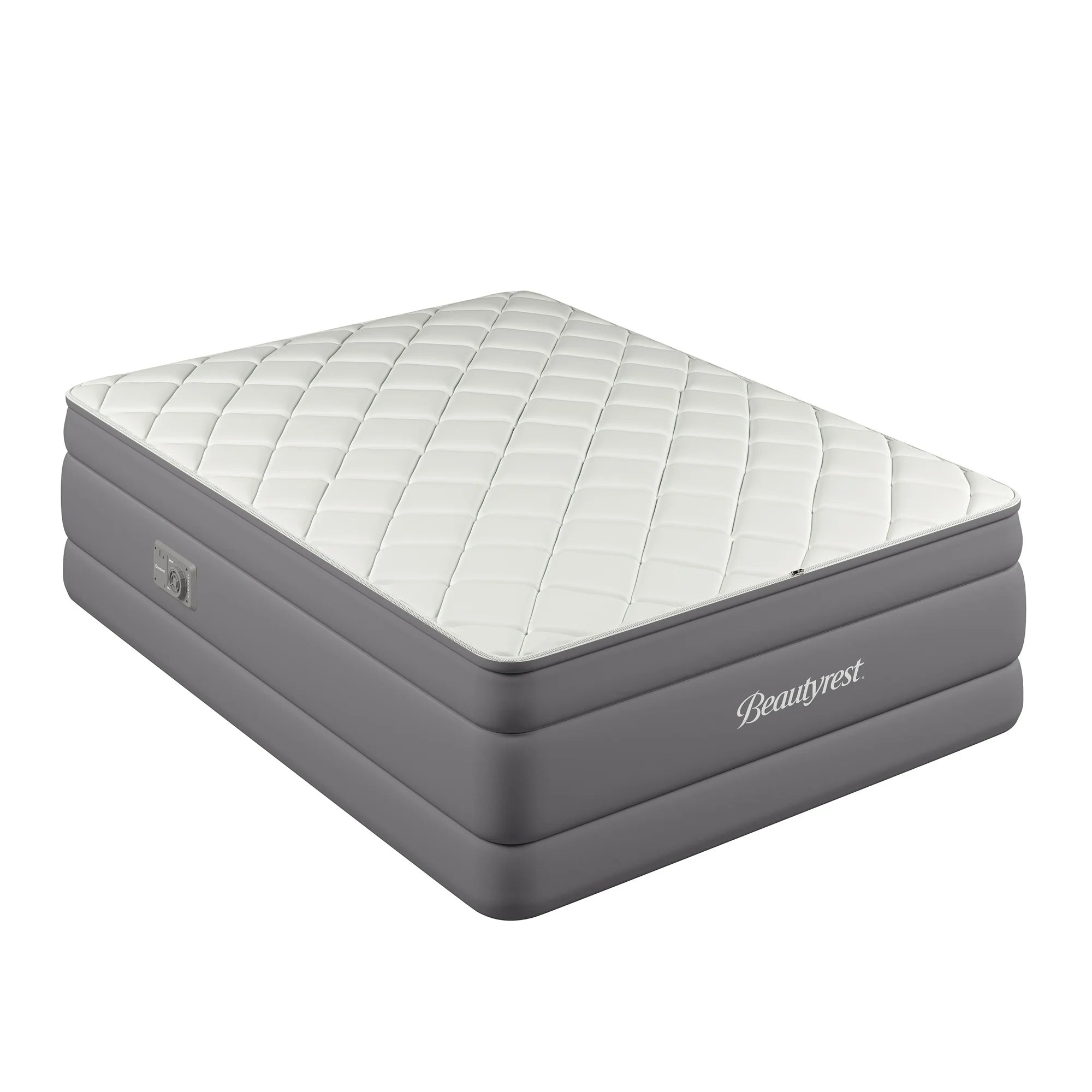 Beautyrest MM09317QN 20 Cushion Aire Quilted Removable Pillow Top Air Bed Mattress with Built-in Pump Queen