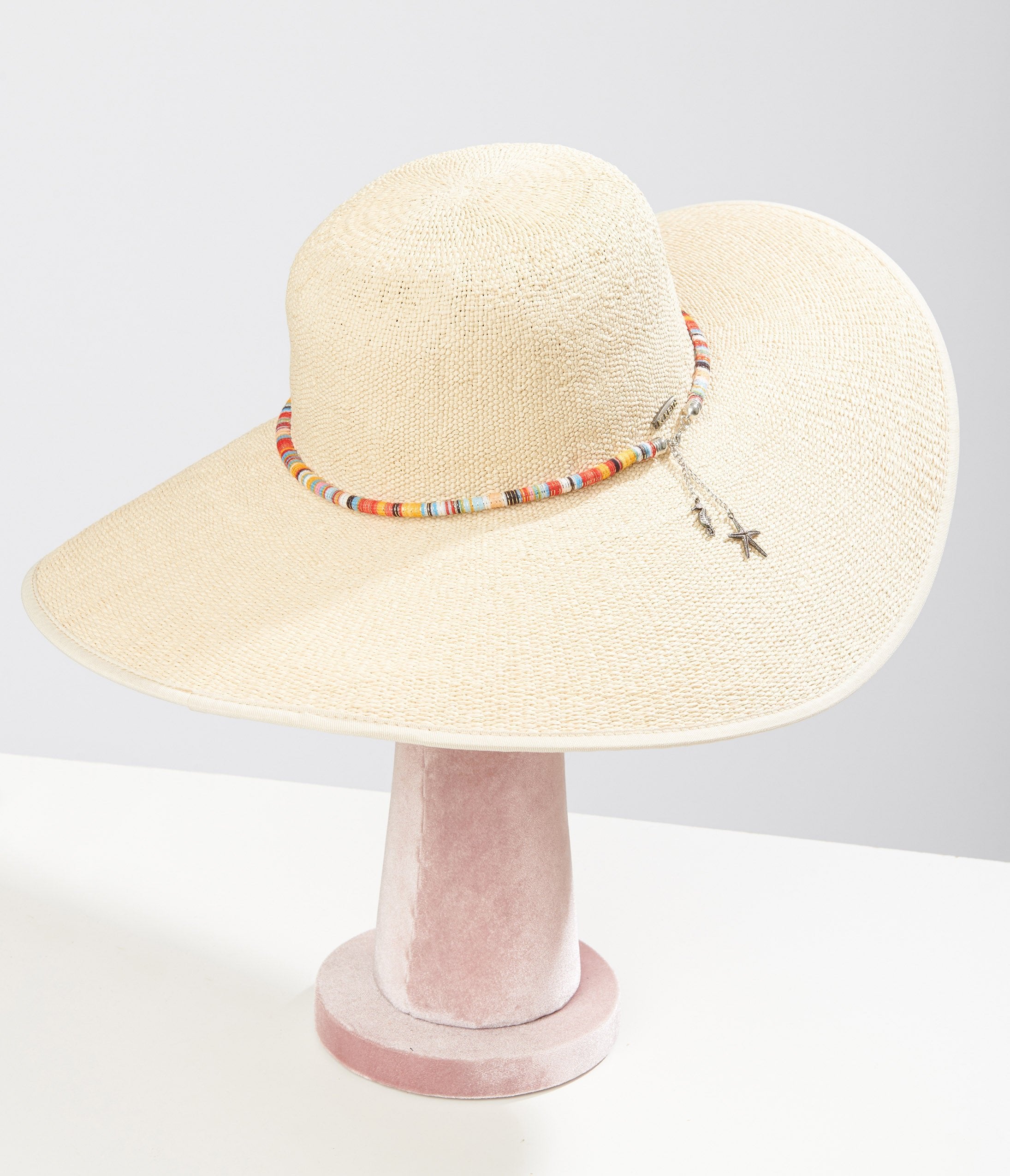 Multicolor Stripe Rope Straw Sun Hat