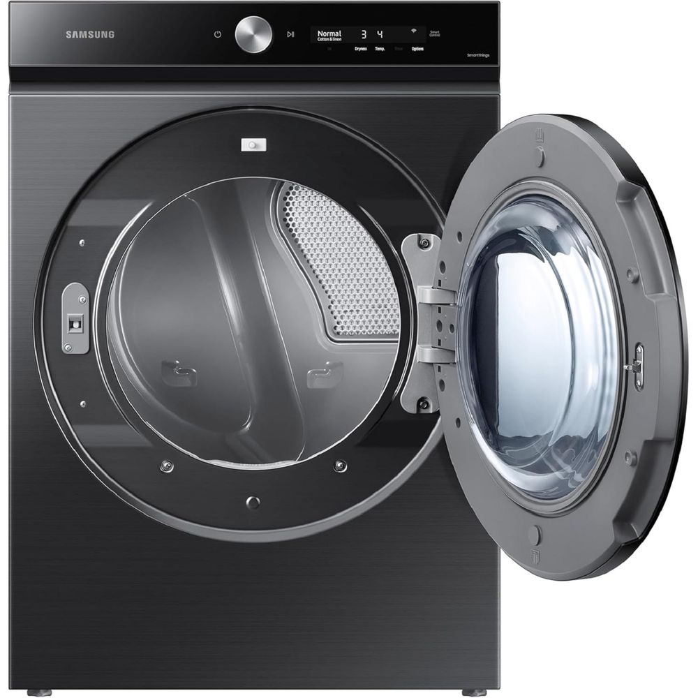 Samsung Electronics DVE53BB8700VA3 Bespoke 7.6 cu. ft. Ultra Capacity Dry & Smart Electric Dryer, Brushed Black