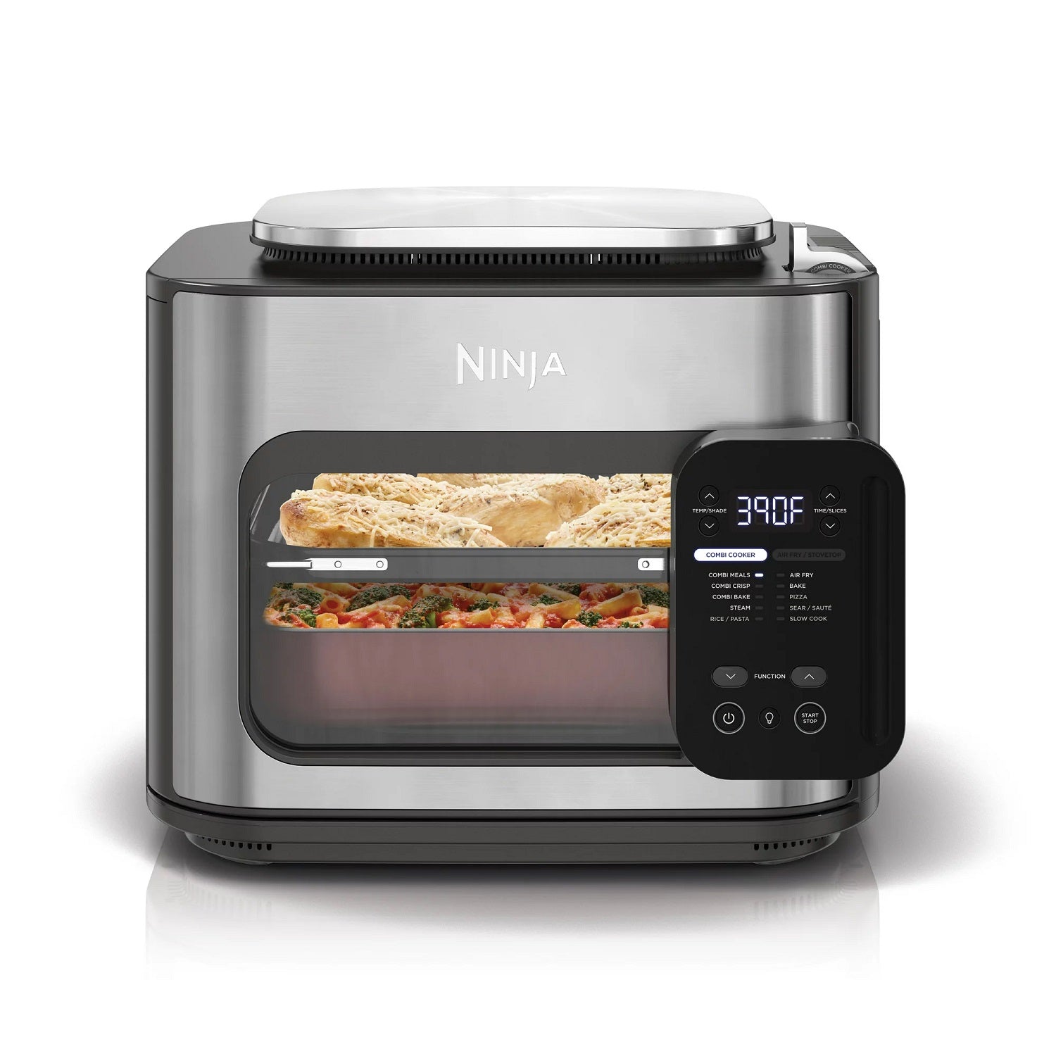 Ninja SFP700 Combi All-in-One Multicooker, Oven, & Air Fryer, 10-in-1 Functions, Stainless Steel