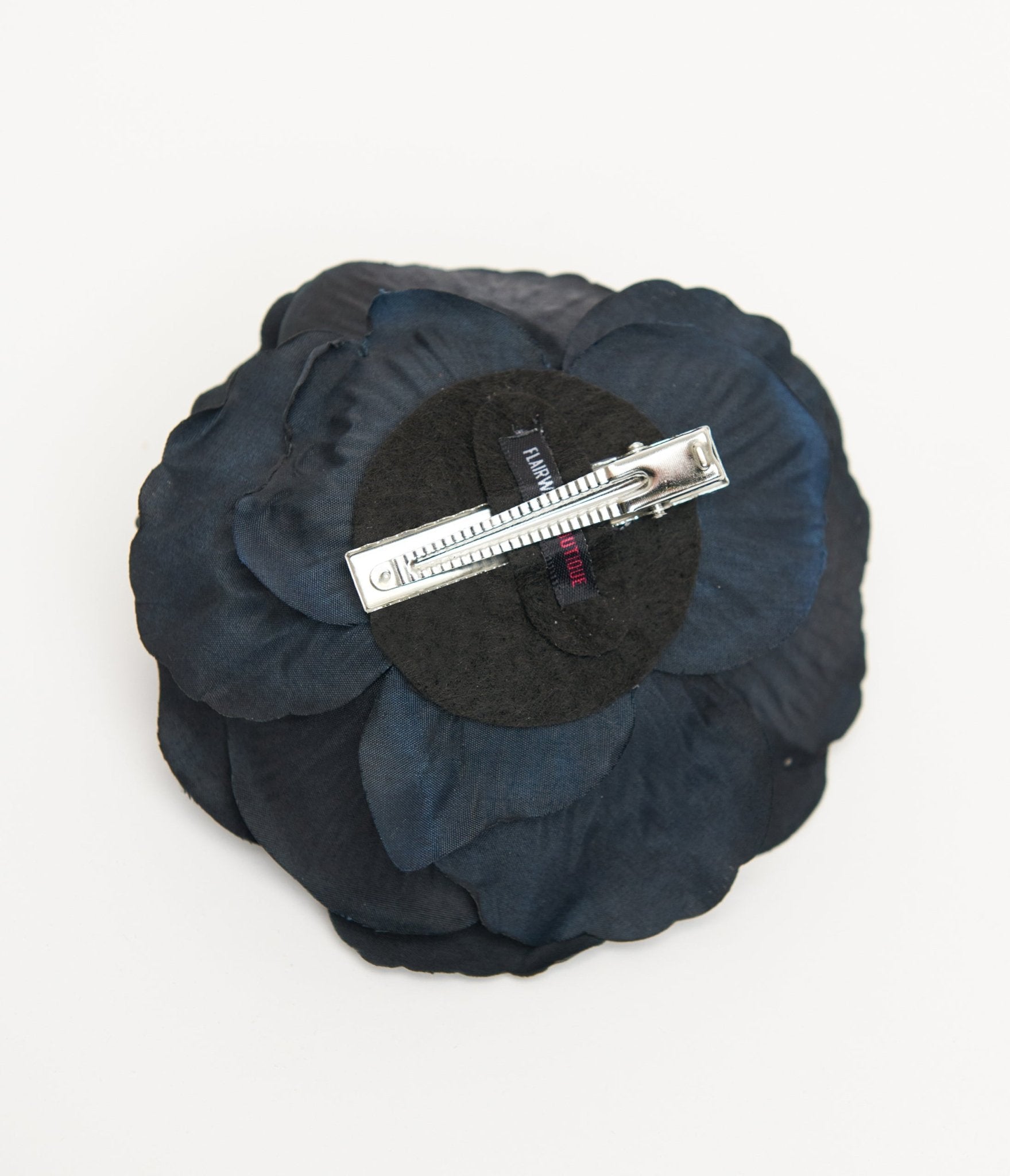 Midnight Rose Hair Flower