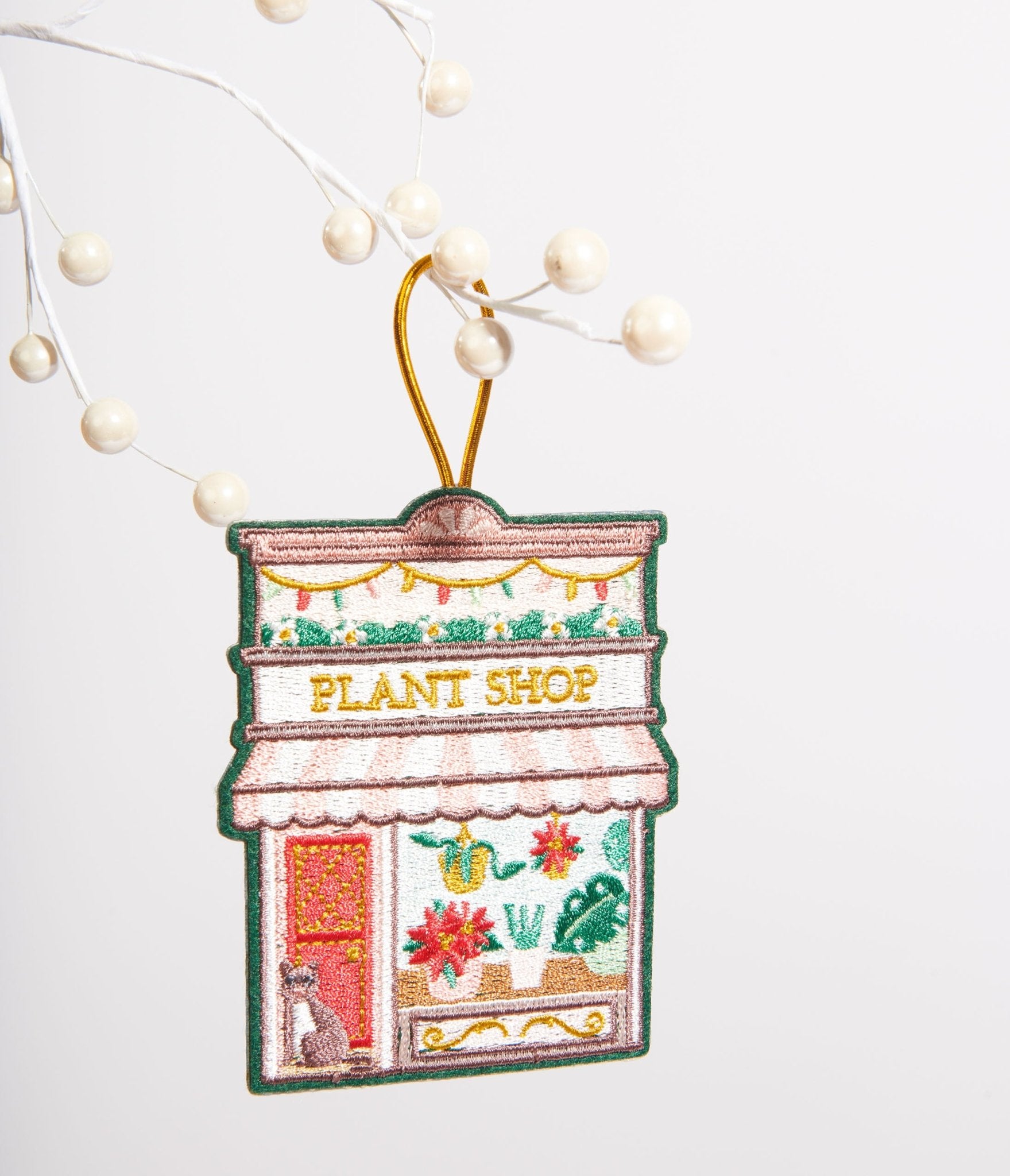 Plant Shop Felt Ornament