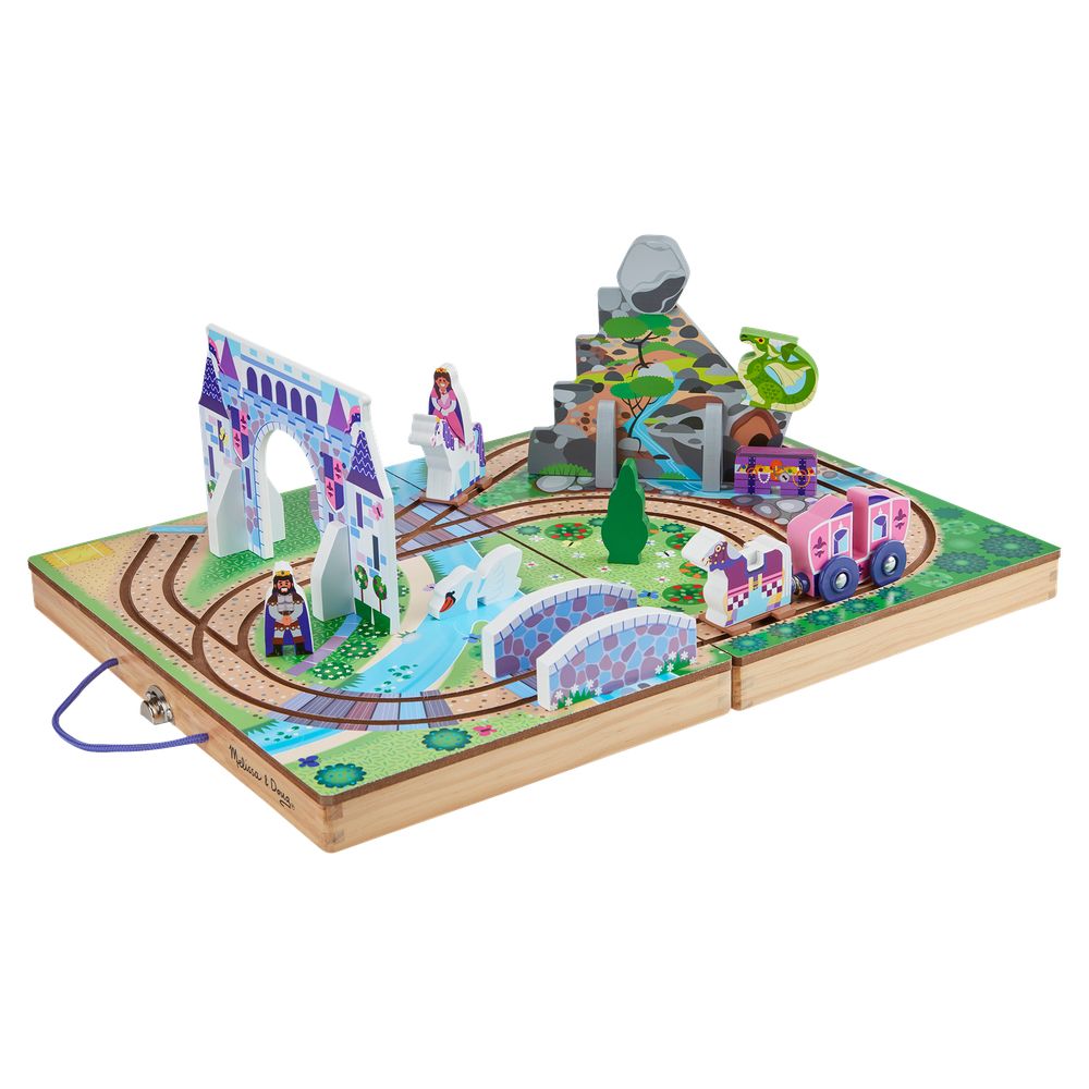 Melissa & Doug 32842 Take-Along Magical Royal Kingdom Play Set for Kids