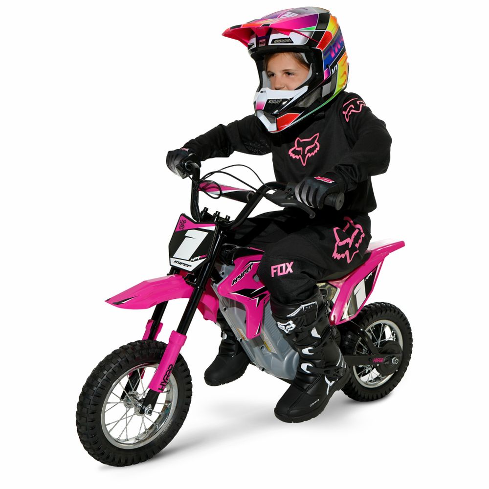 Hyper Bicycles HYP-350-1002 Hyper HPR 350 Dirt Bike 24-volt Electric Motorcycle-Pink