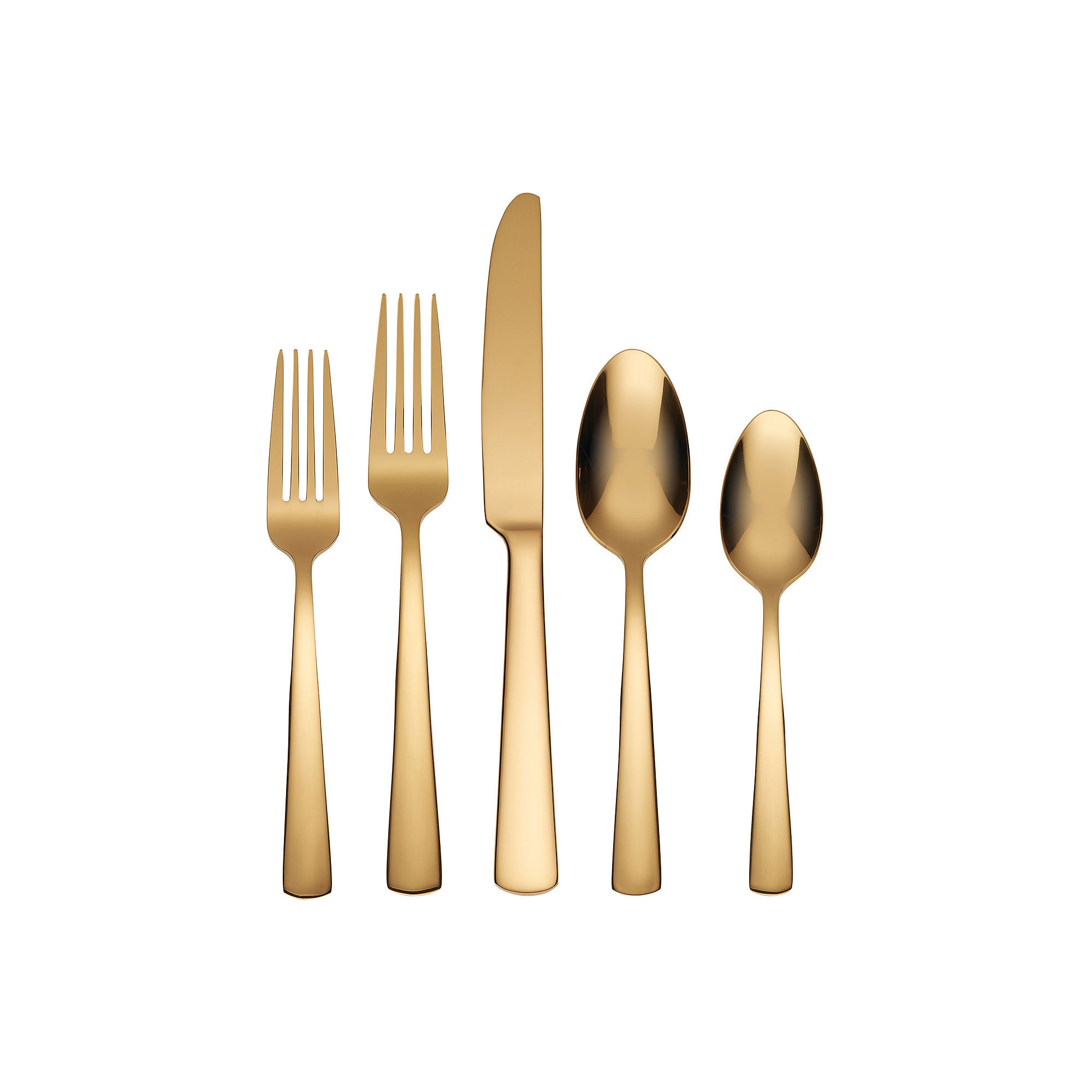 Oneida Aptitude Gold 20-Pc. Flatware Set - METALLIC ONE SIZE