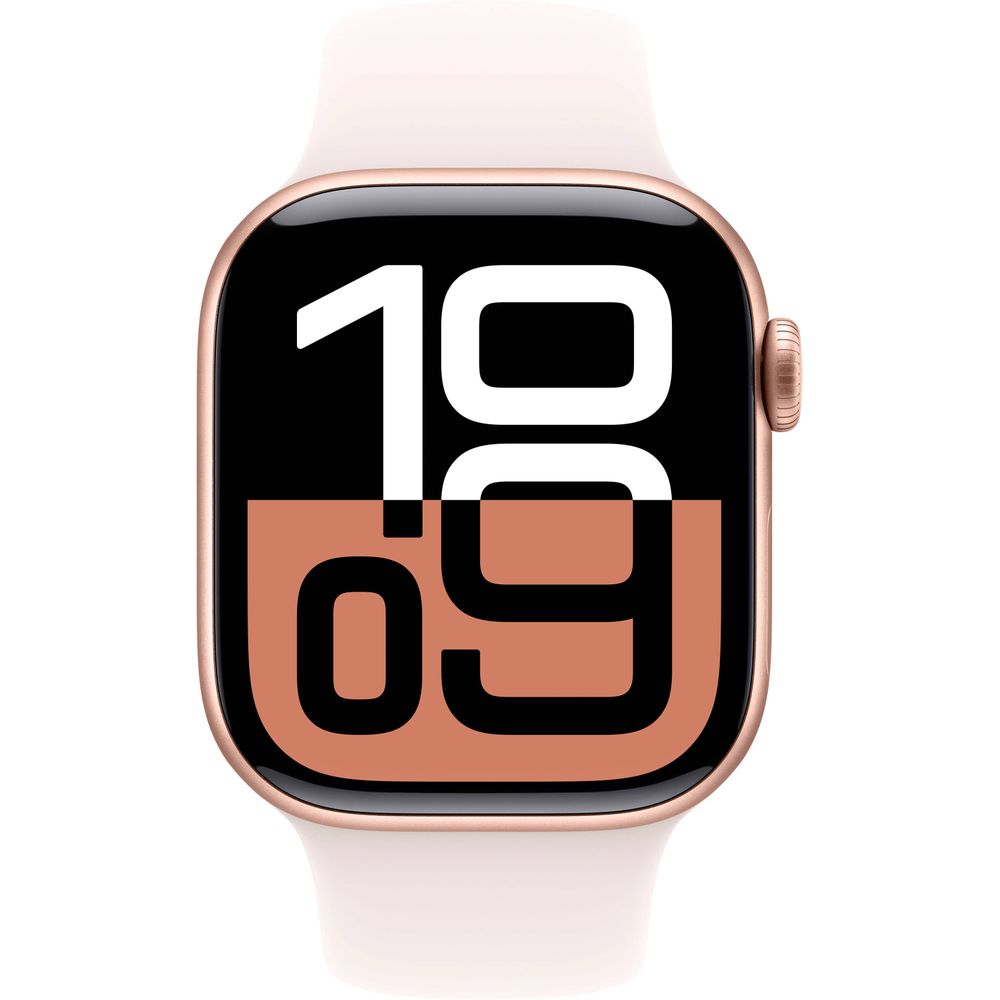 Apple Watch Gen 10 Series 10 42mm Rose Gold Aluminum - Light Blush Sport Band MWWH3LW/A