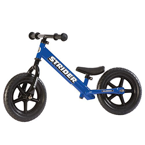 Strider - 12 Classic Balance Bike, Ages 18 Months to 3 Years, Blue