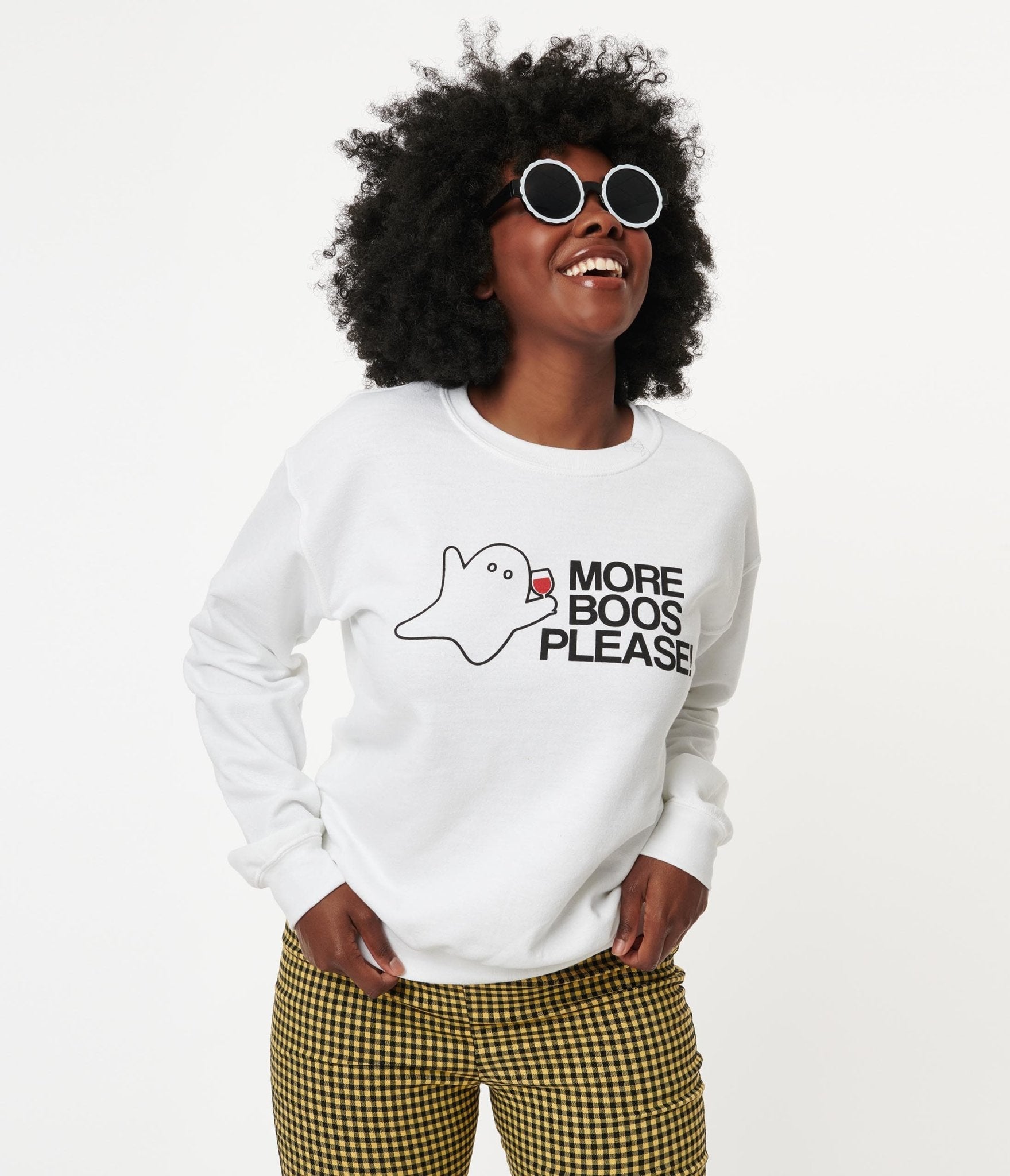 More Boos Please Graphic Sweatshirt