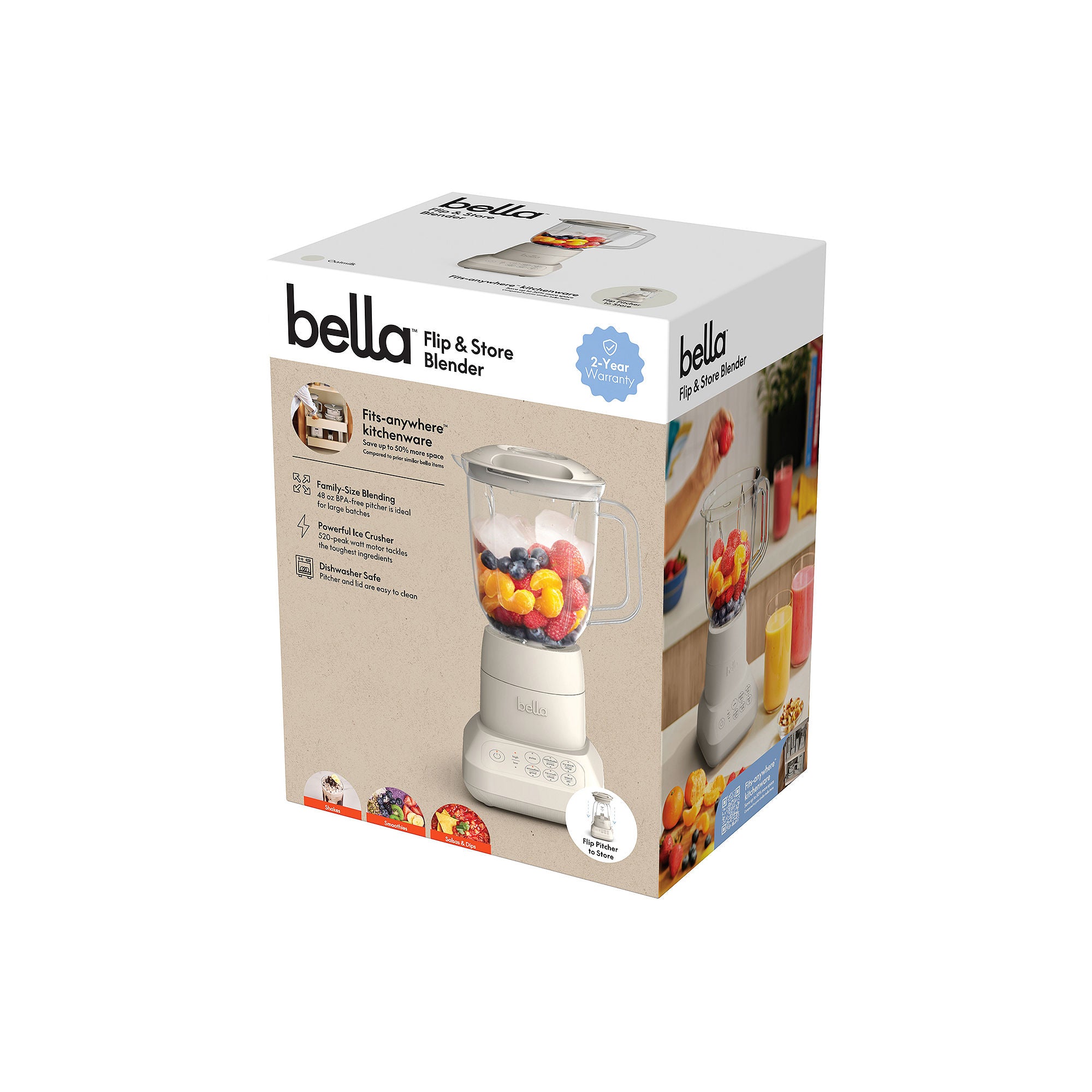 Bella 10-Speed Blender 35103 - OATMILK ONE SIZE