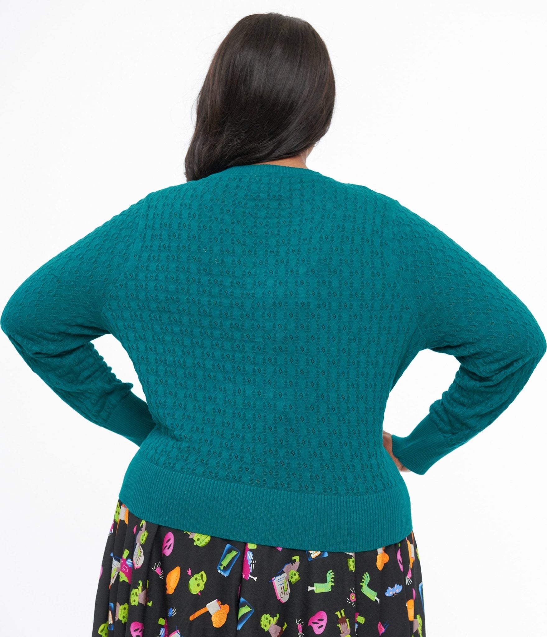 Banned Plus Size 1950s Green Katie Cardigan