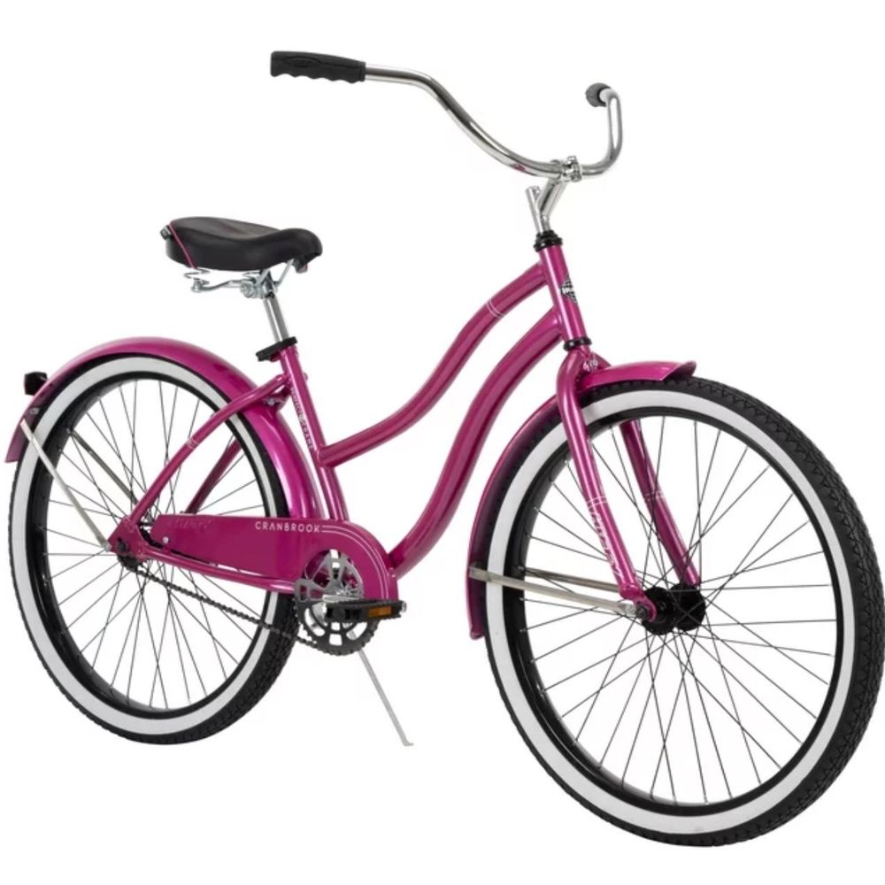 Huffy 56451P7 26 Cranbrook Women s Beach Cruiser Bike Pink