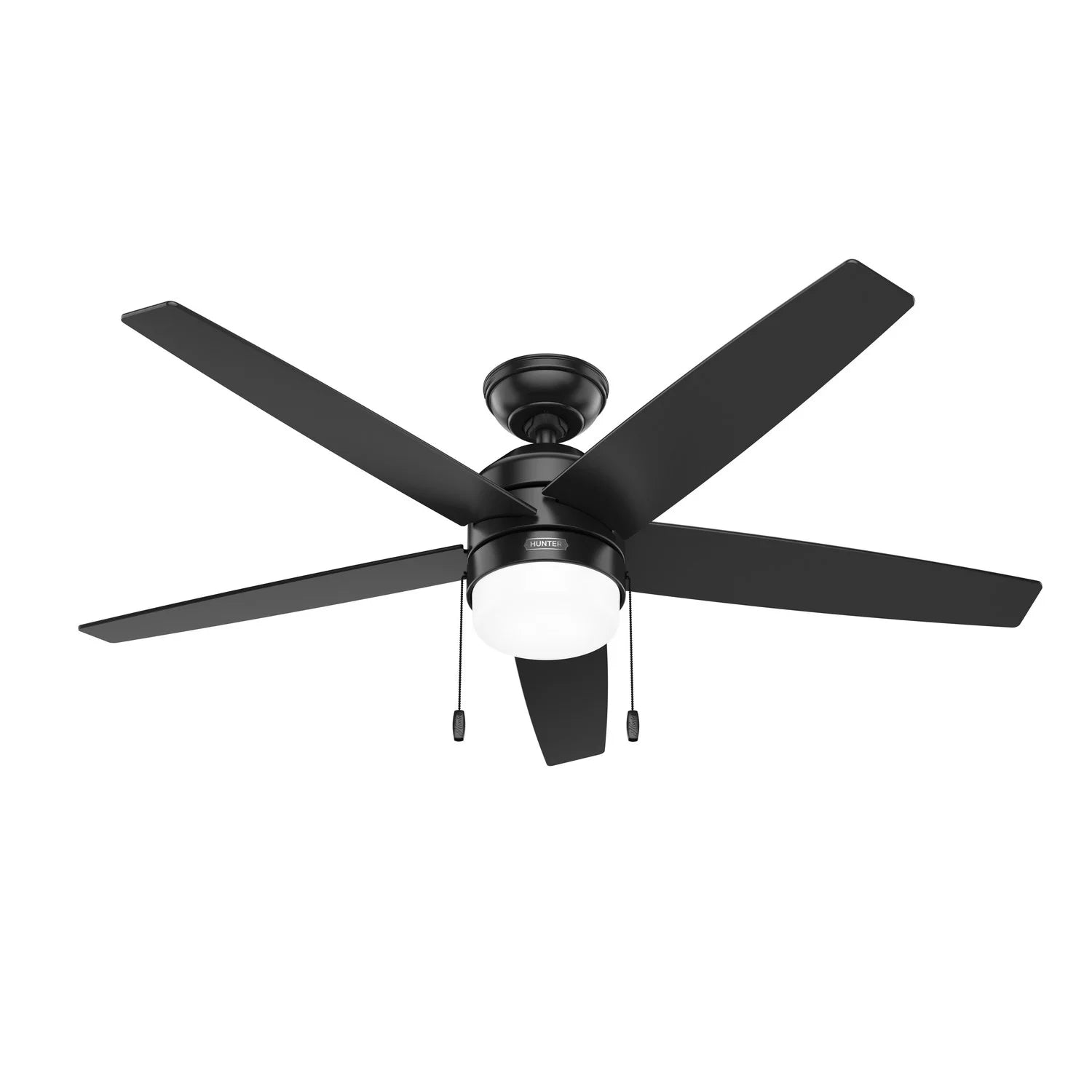 Hunter Fan 52491 Bardot 52 Led Bardot 52 5 Blade Indoor Led Ceiling Fan - Black