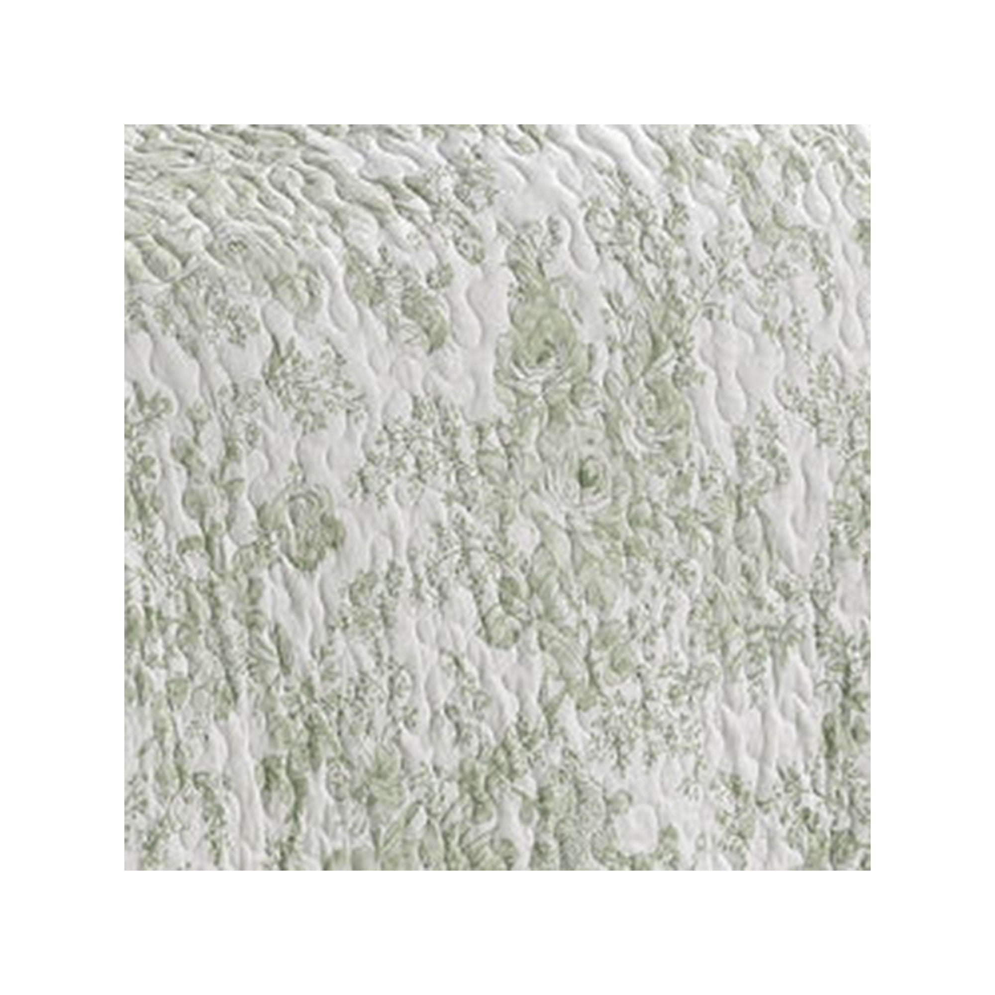 Laurel Manor Toile Garden Bedspread Green - Twin