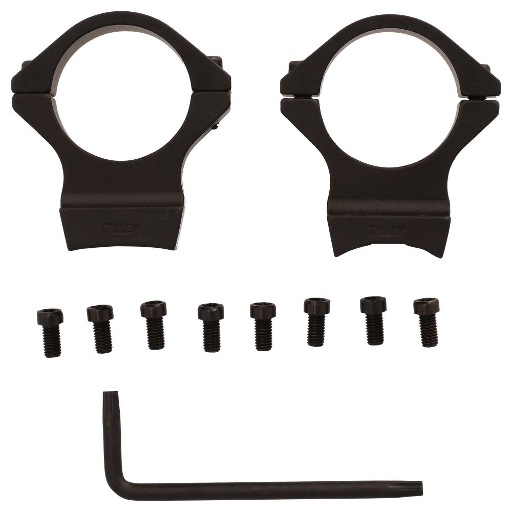 Talley Aluminum Scope Mounts - Browning X-Bolt - F: .64, R: .715 - 1