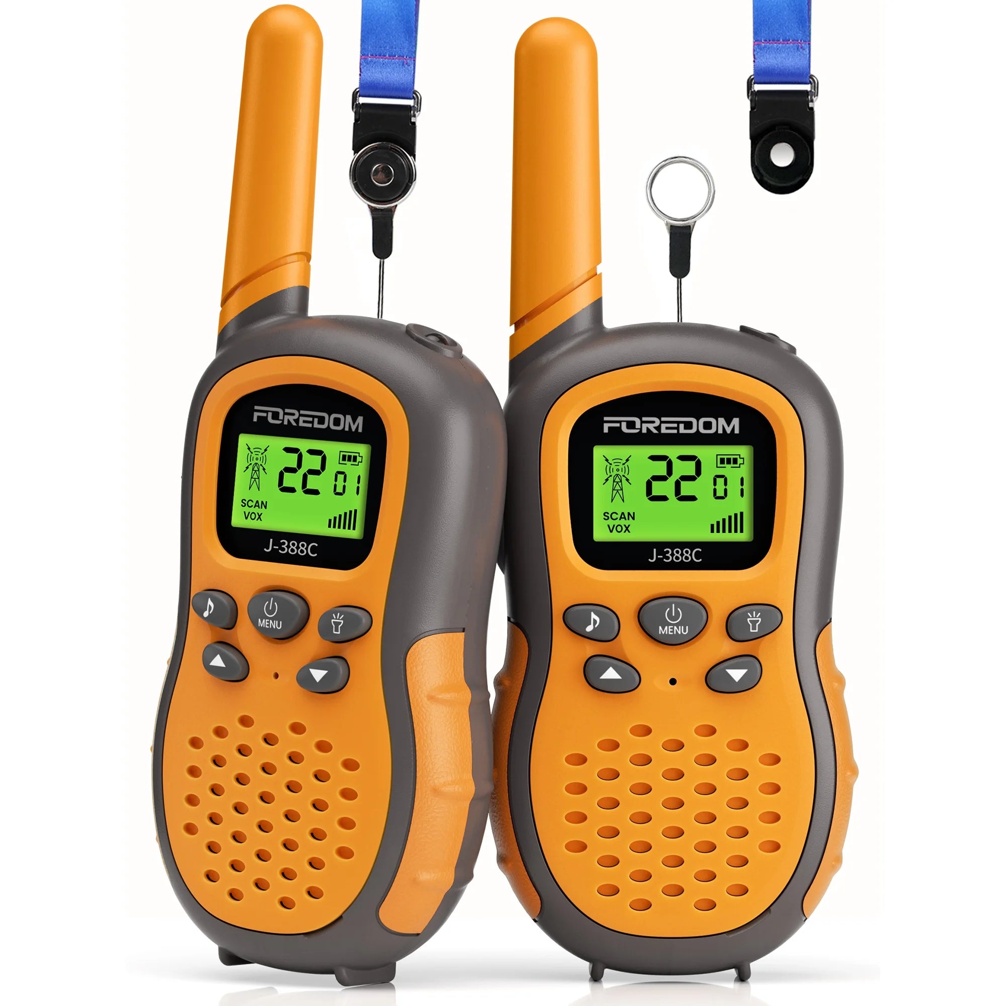 FOREDOM TK2X4142-B J388C Kids Walkie Talkies for Boys & Girls, Long Range