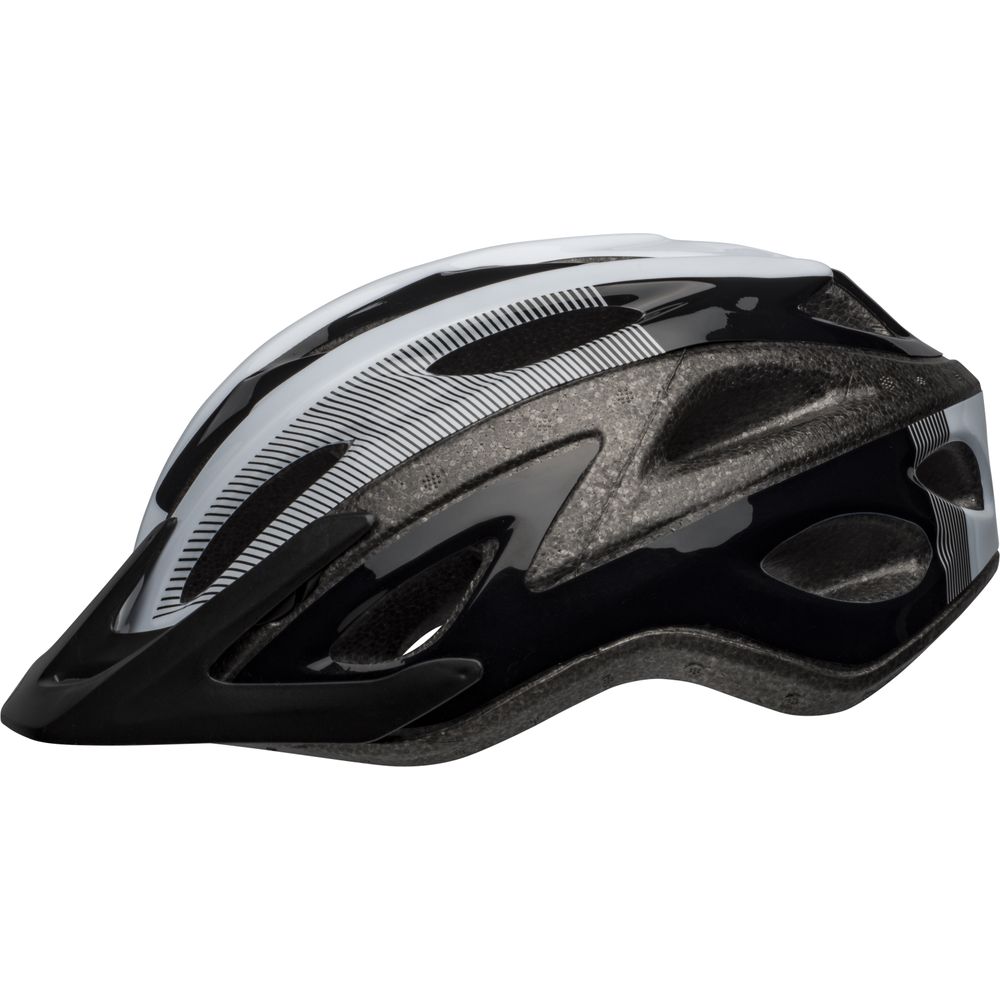 Bell 7125921 Axle Bike Helmet, Black/White, Adult 14+ (54-61cm)