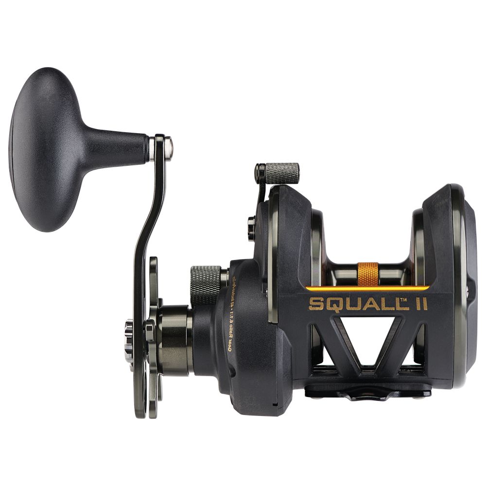 Penn SQLII25NSD Squall II Star Drag, Size 25N Fishing Reel, Right Handle Position