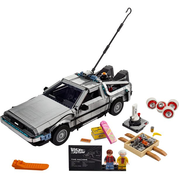 LEGO 10300 Back to the Future Time Machine Building Set for Adults