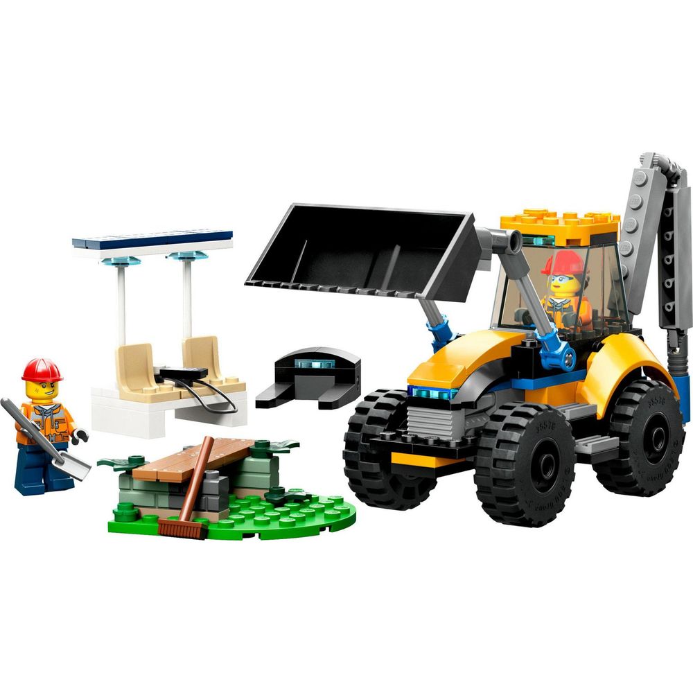 LEGO 6425858 City Great Vehicles Construction Digger Toy Building Kit, 148 Pieces