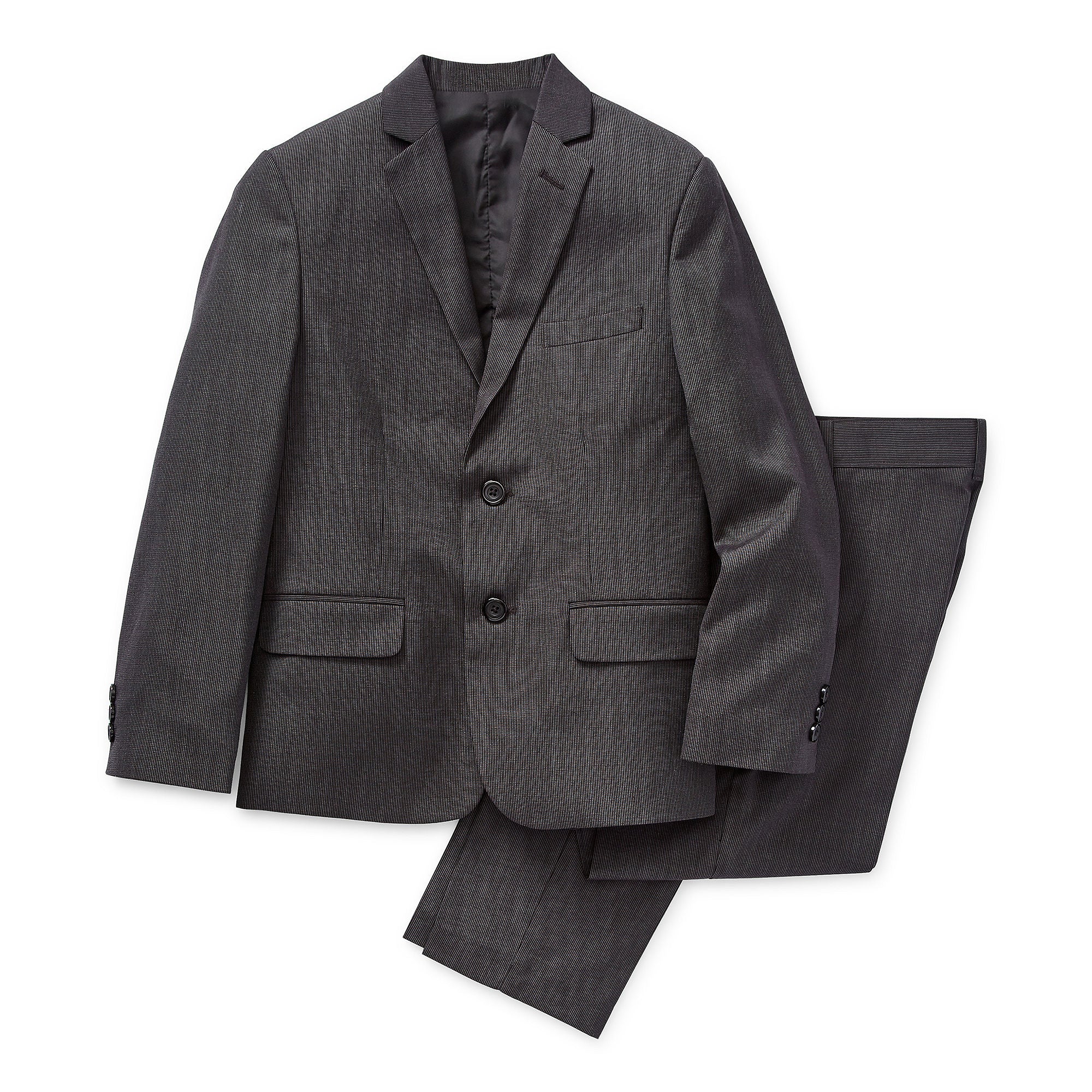 Van Heusen Flex Little & Big Boys 2-Pc. Pant Suit - BLACK 14