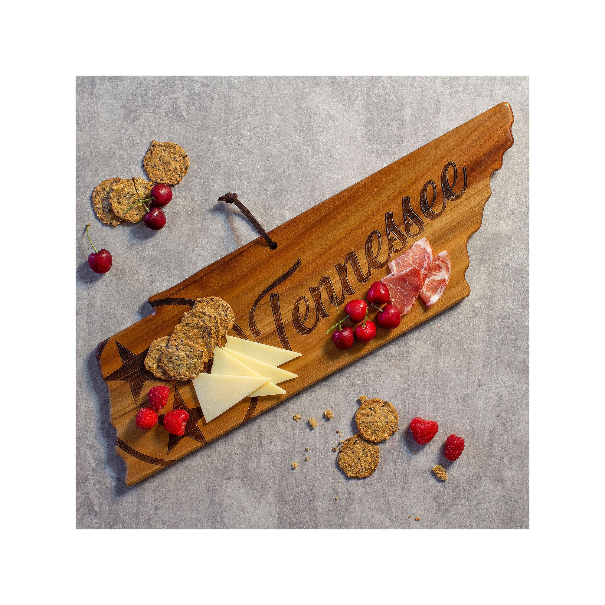 Totally Bamboo Origins State Shaped Serving And Cutting Board - Tennessee MULTI ONE SIZE