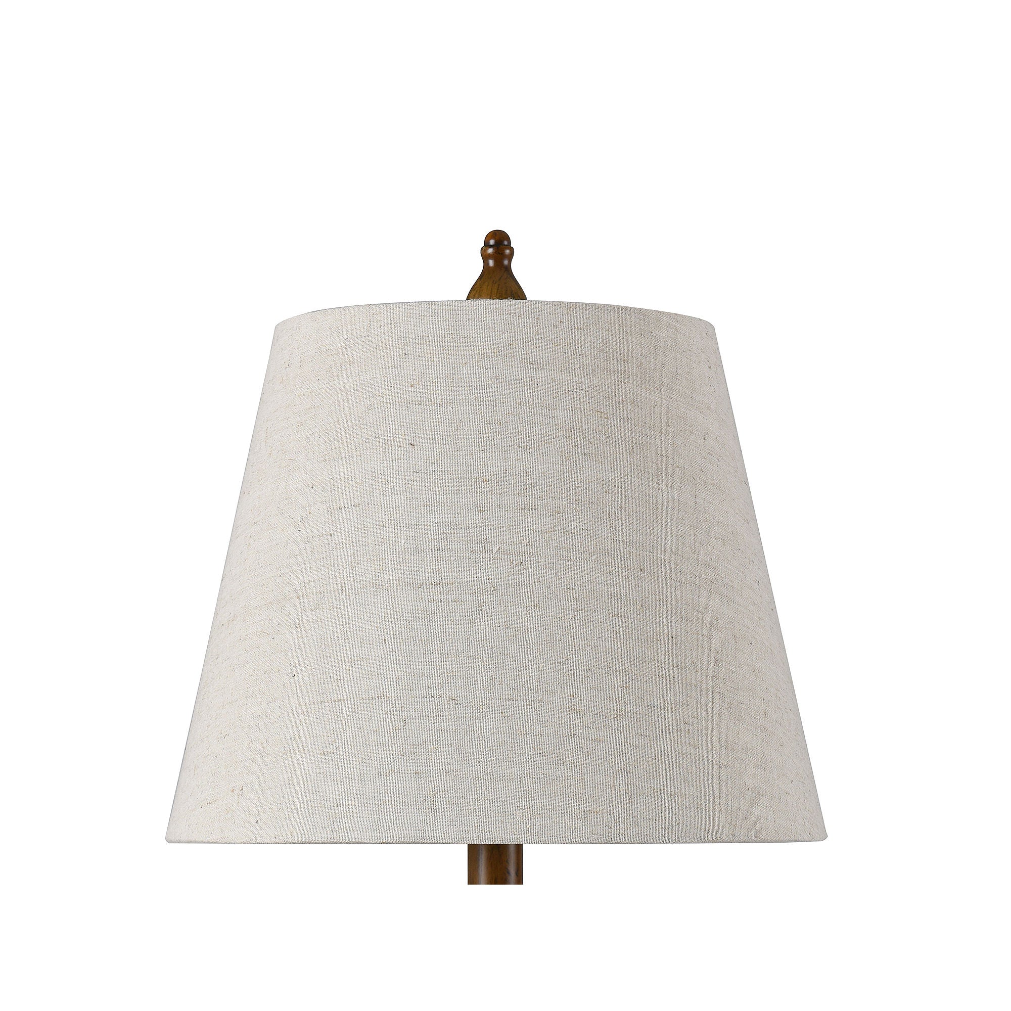 Marion Table Lamp - French Oak - Heathered Light Beige