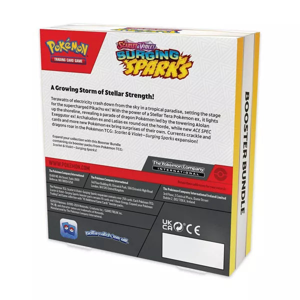 Pokemon Trading Card Game: Scarlet & Violet - Surging Sparks Booster Bundle