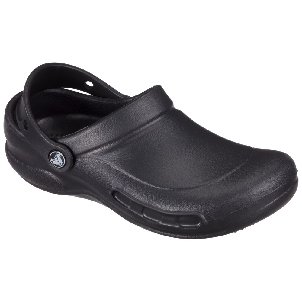 Crocs 10075-001 Men/Ladies Bistro Shoes, 12M Black