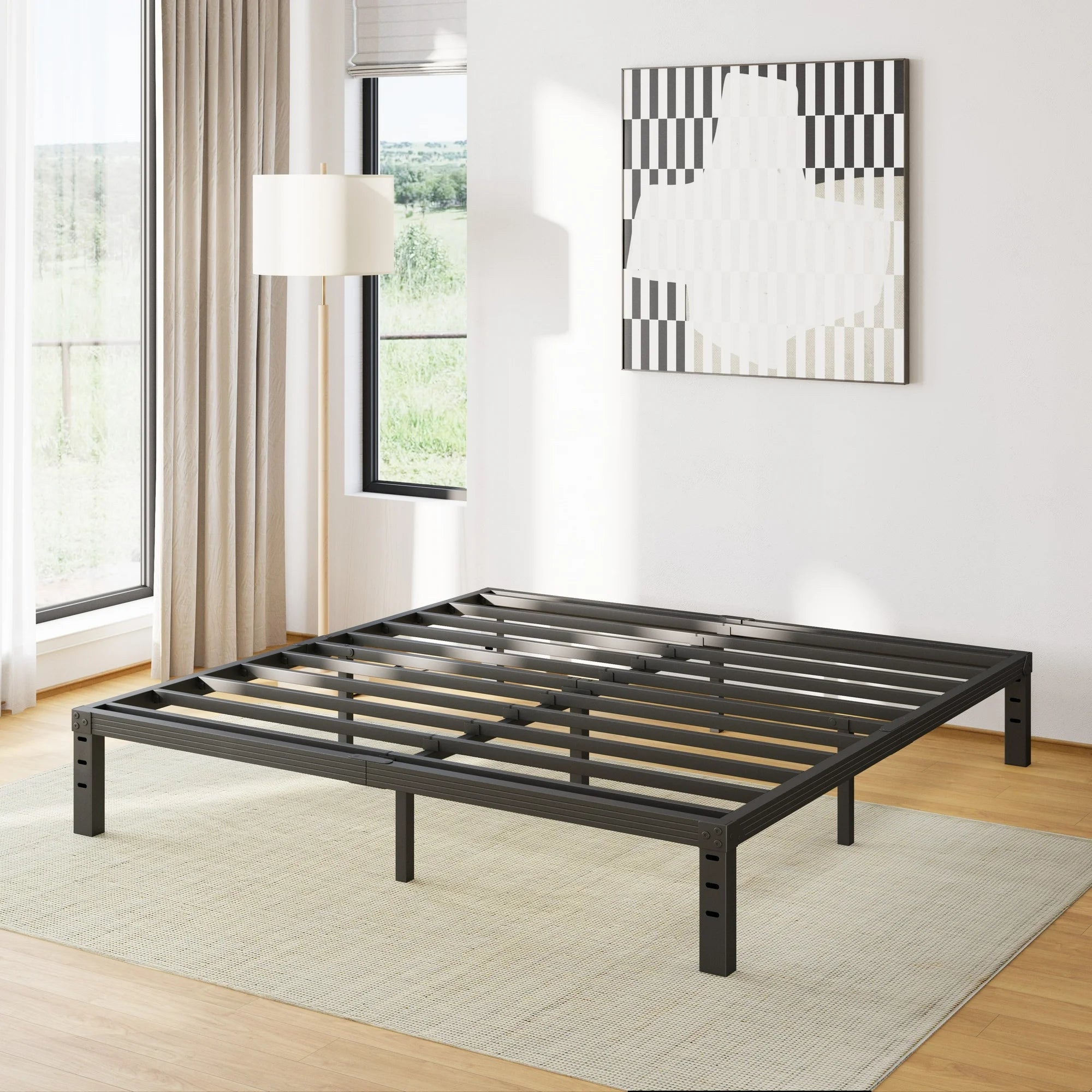 COMASACH 350X 12 inch King Bed Frame