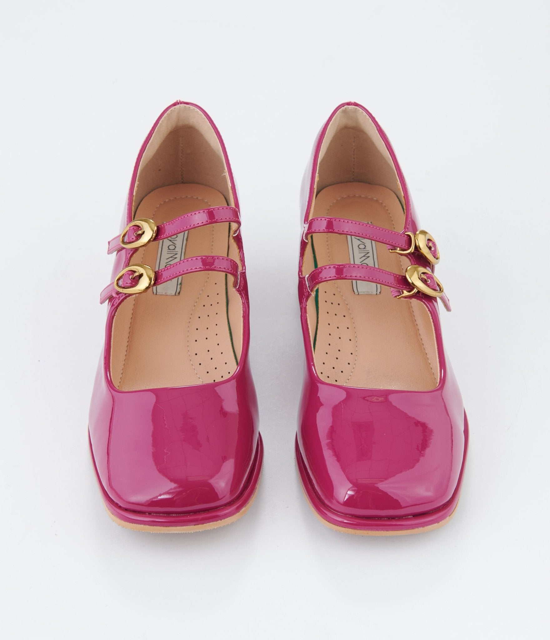 1960s Magenta Patent Leatherette Sweet Elizabeth Pumps