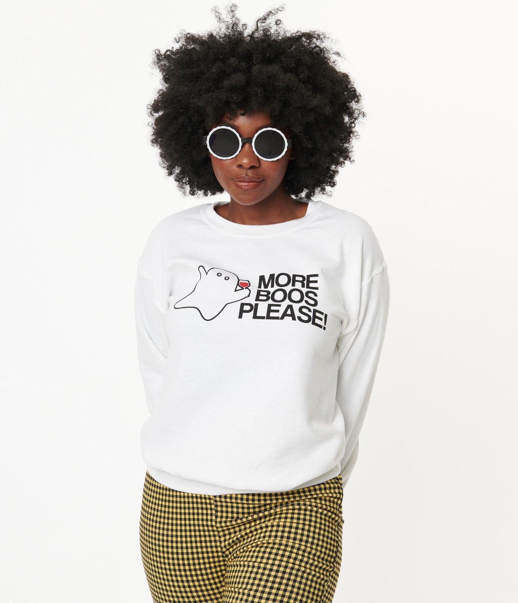 More Boos Please Graphic Sweatshirt