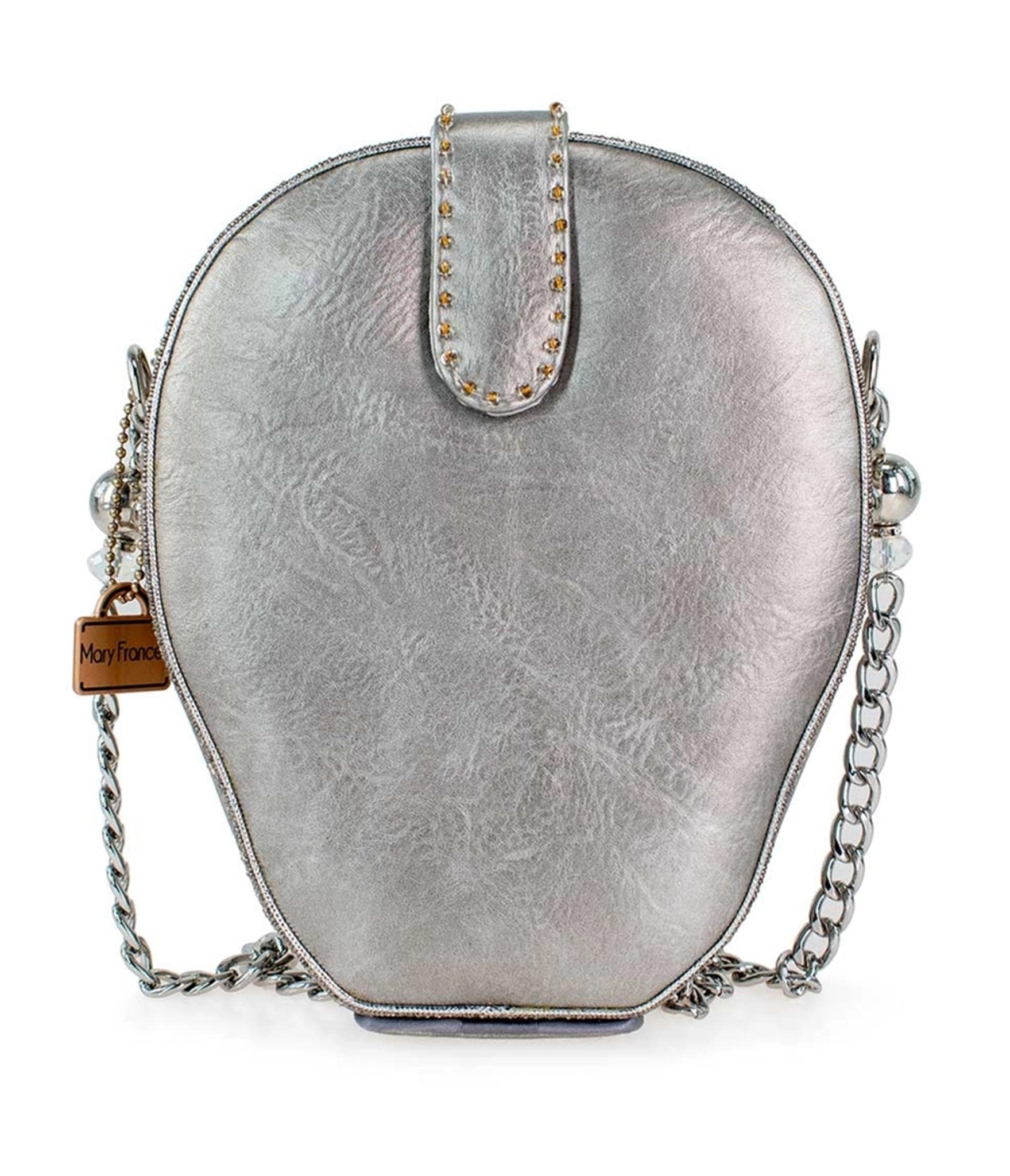 Mary Frances Shining Skull Crossbody Handbag