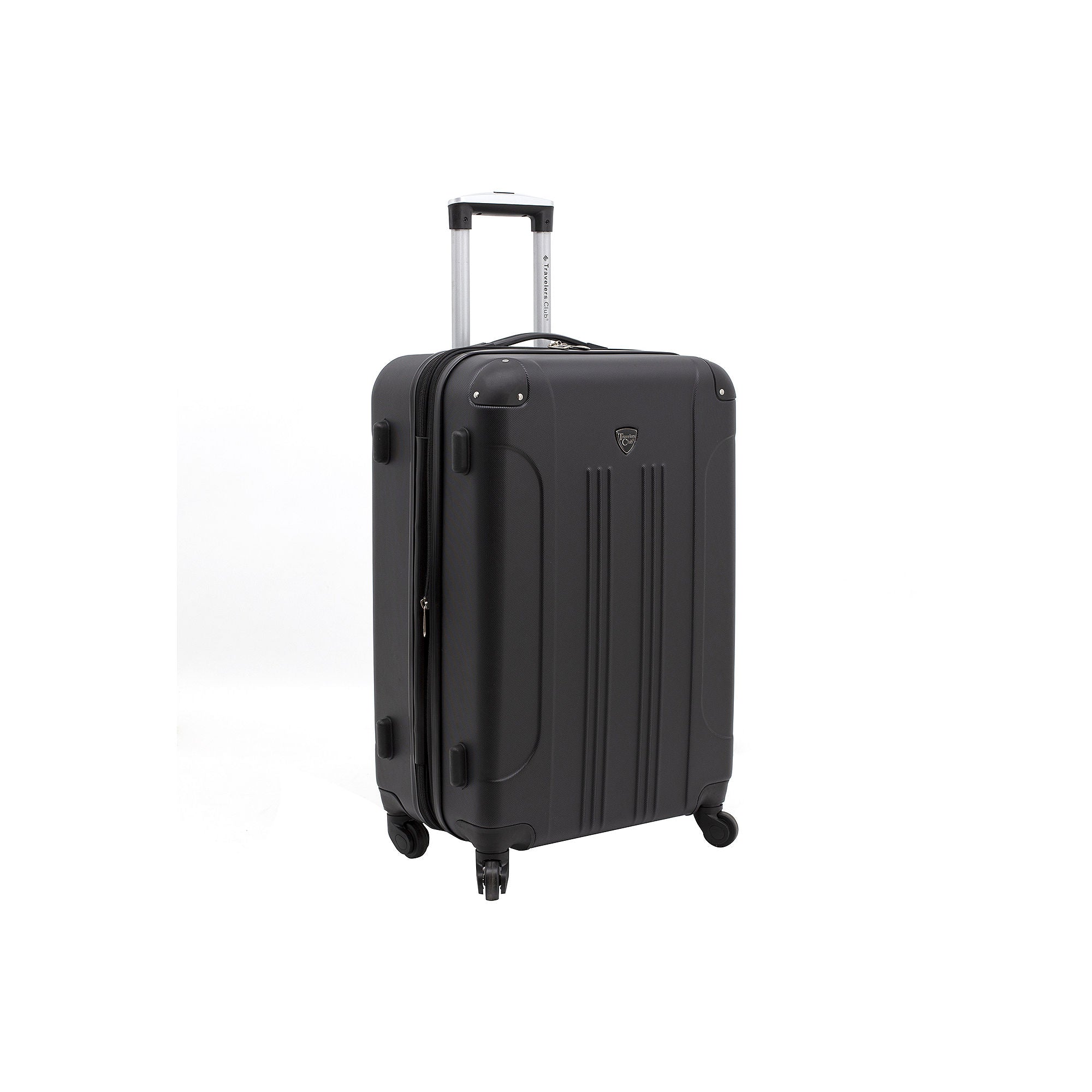 Travelers Club Chicago 28 Hardside Expandable Lightweight Luggage - BLACK ONE SIZE