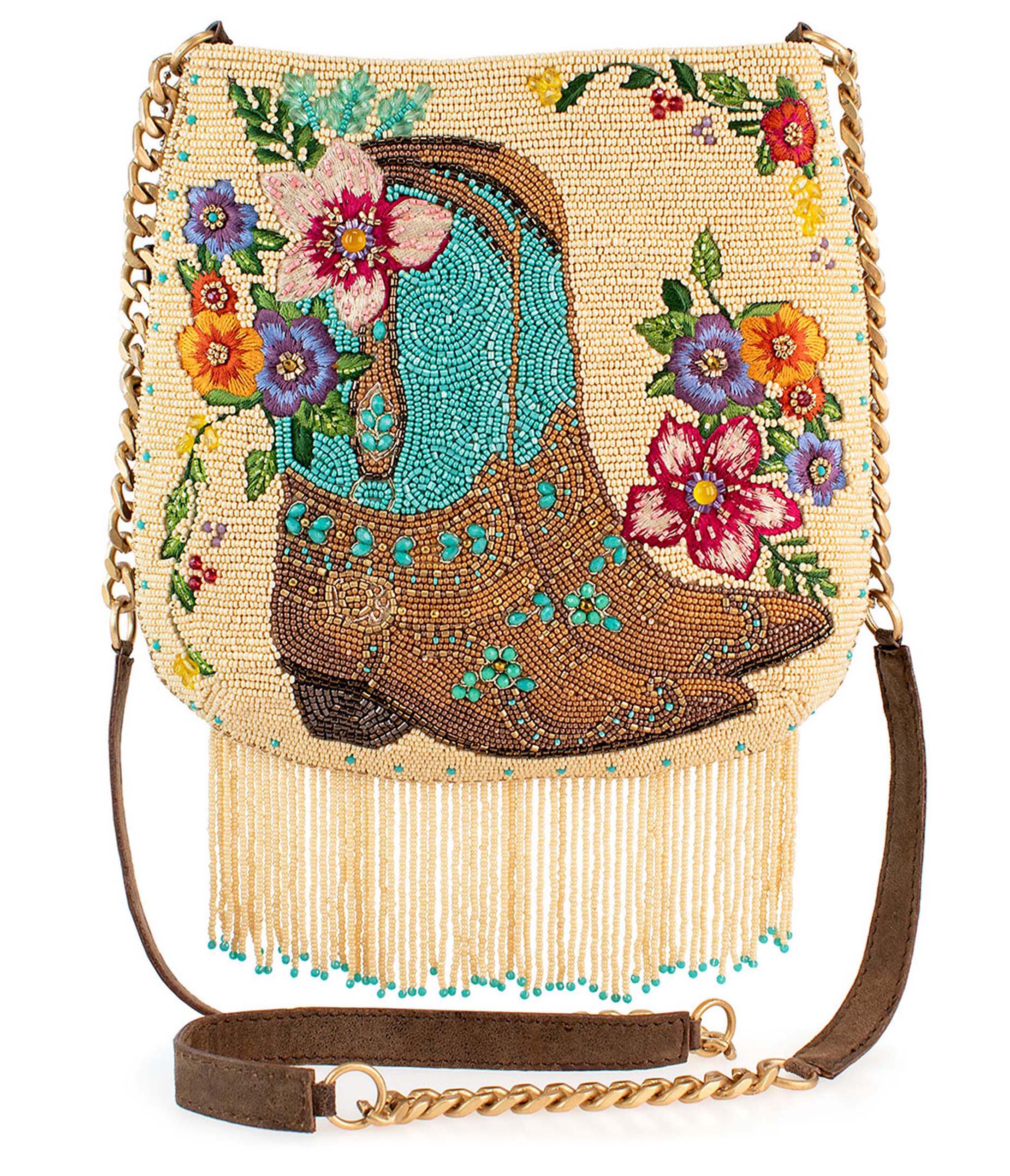 Mary Frances Line Dance Crossbody Handbag