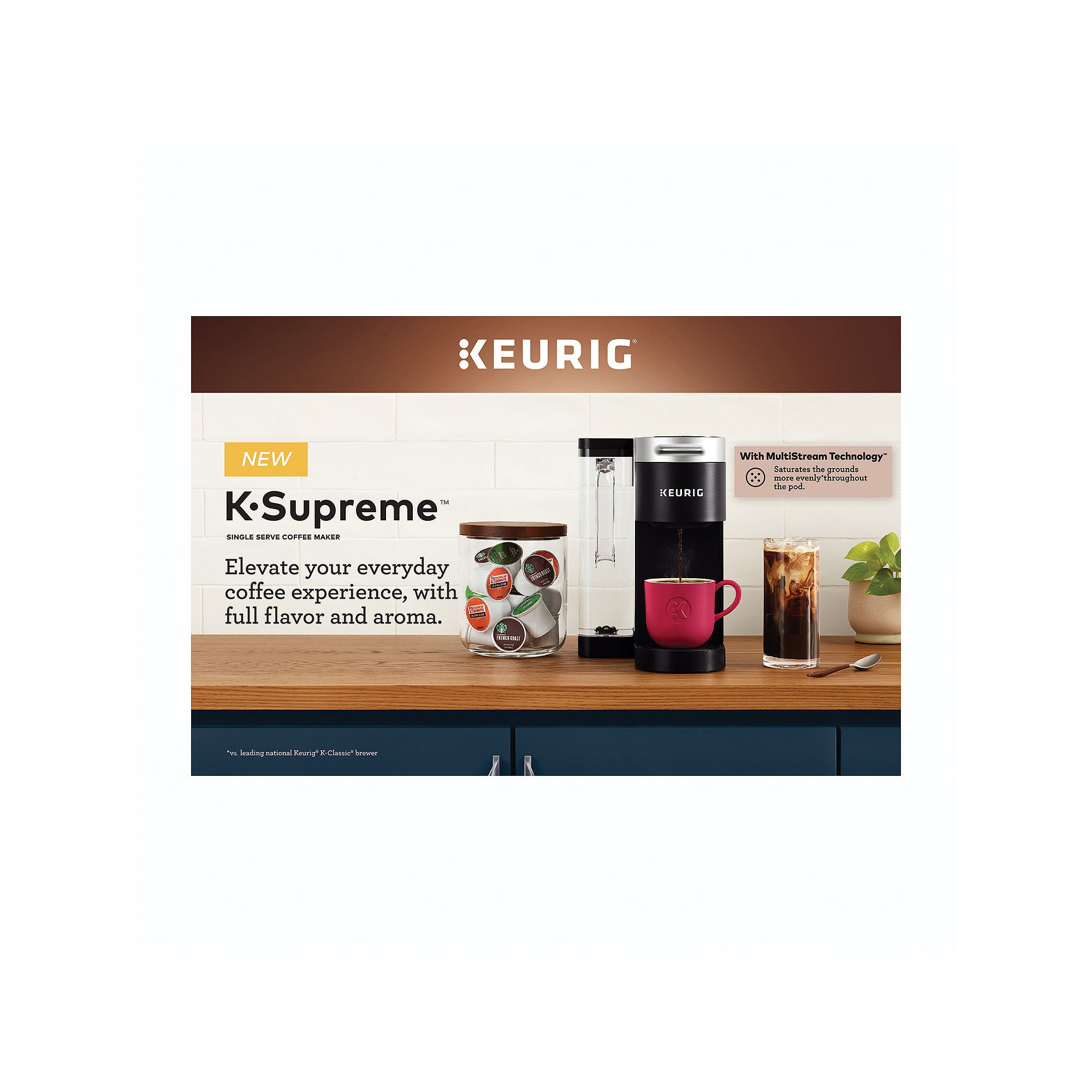 Keurig K-Supreme 12-Cup Coffee Maker, Black