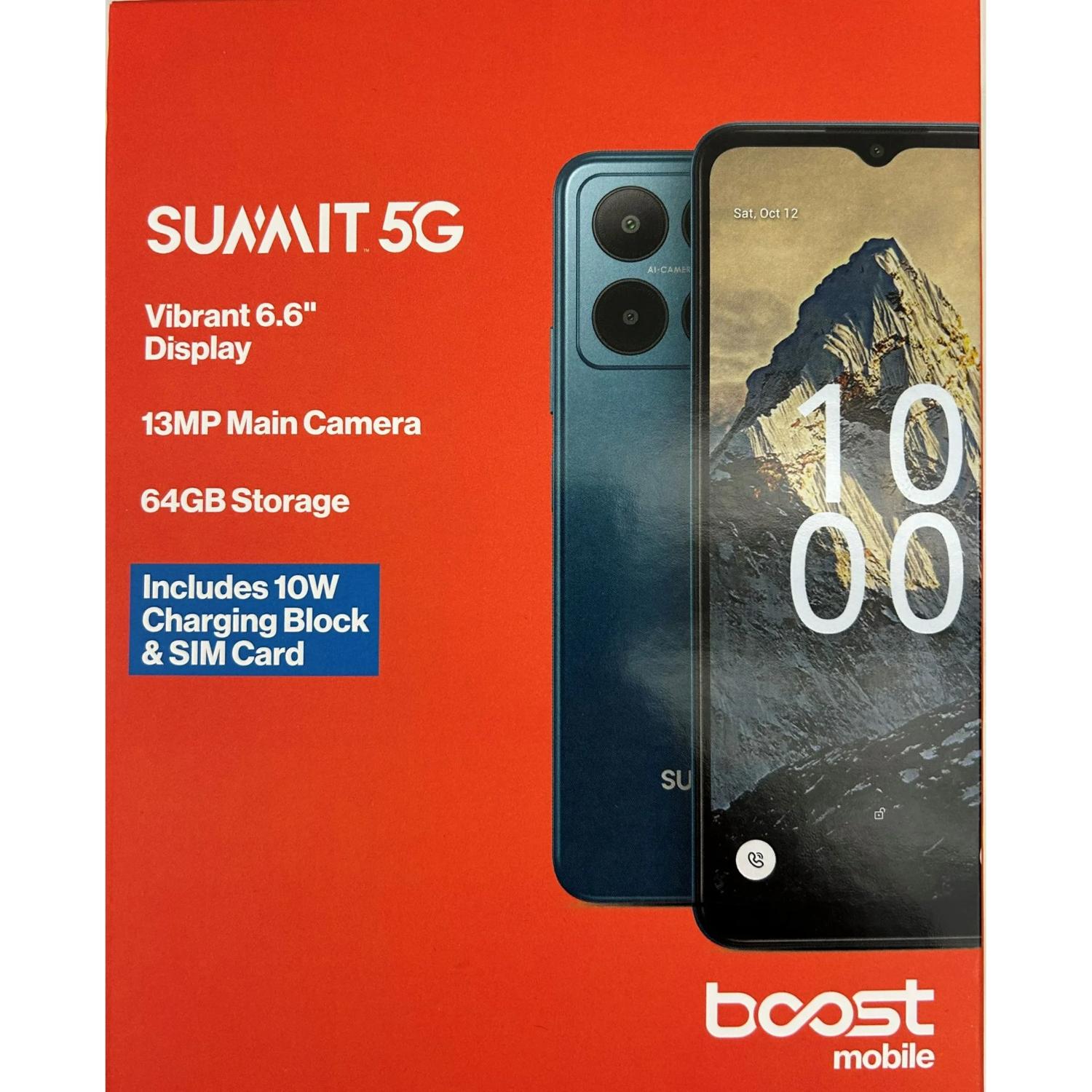 QualityOne Summit 5G Boost Mobile 64gb Prepaid - Vista Blue