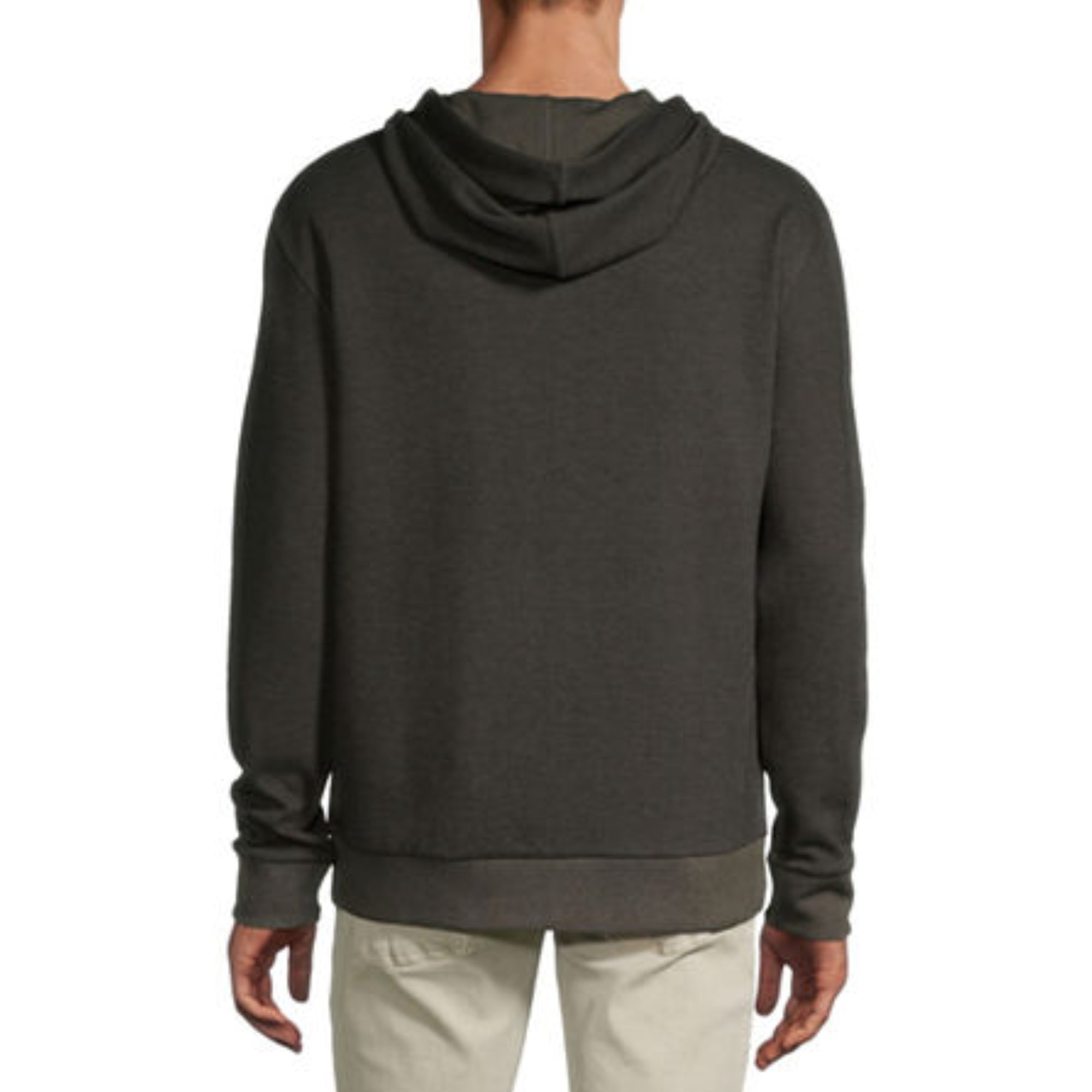 Van Heusen Mens Long Sleeve Hoodie - PLAINS MEDIUM