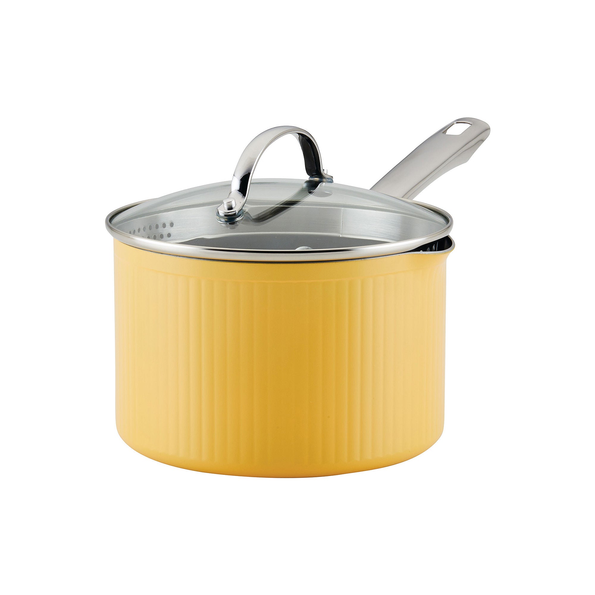 Farberware Style 3-Qt Non-Stick Sauce Pan - YELLOW ONE SIZE