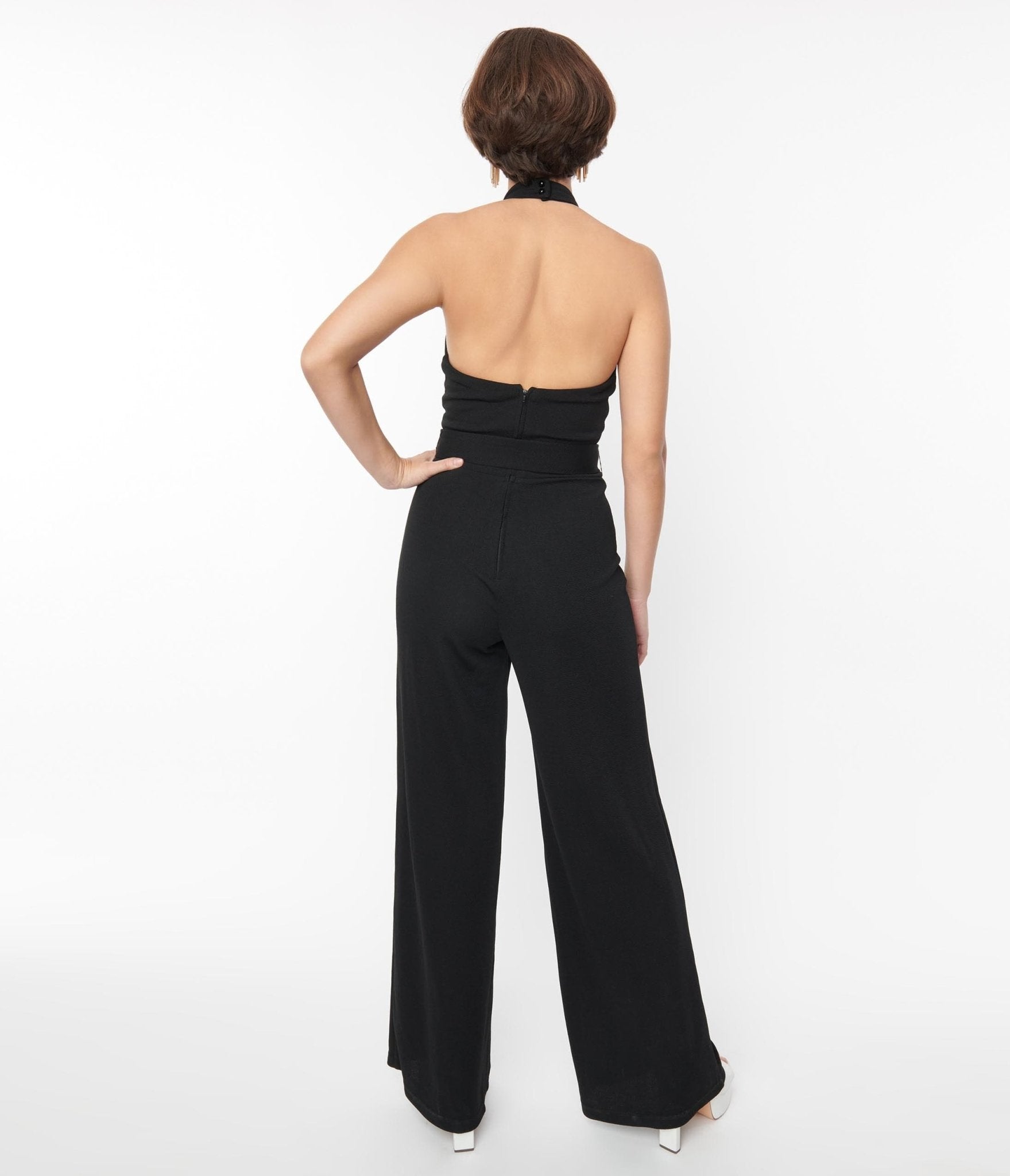 Smak Parlour Black Glamour Goddess Jumpsuit