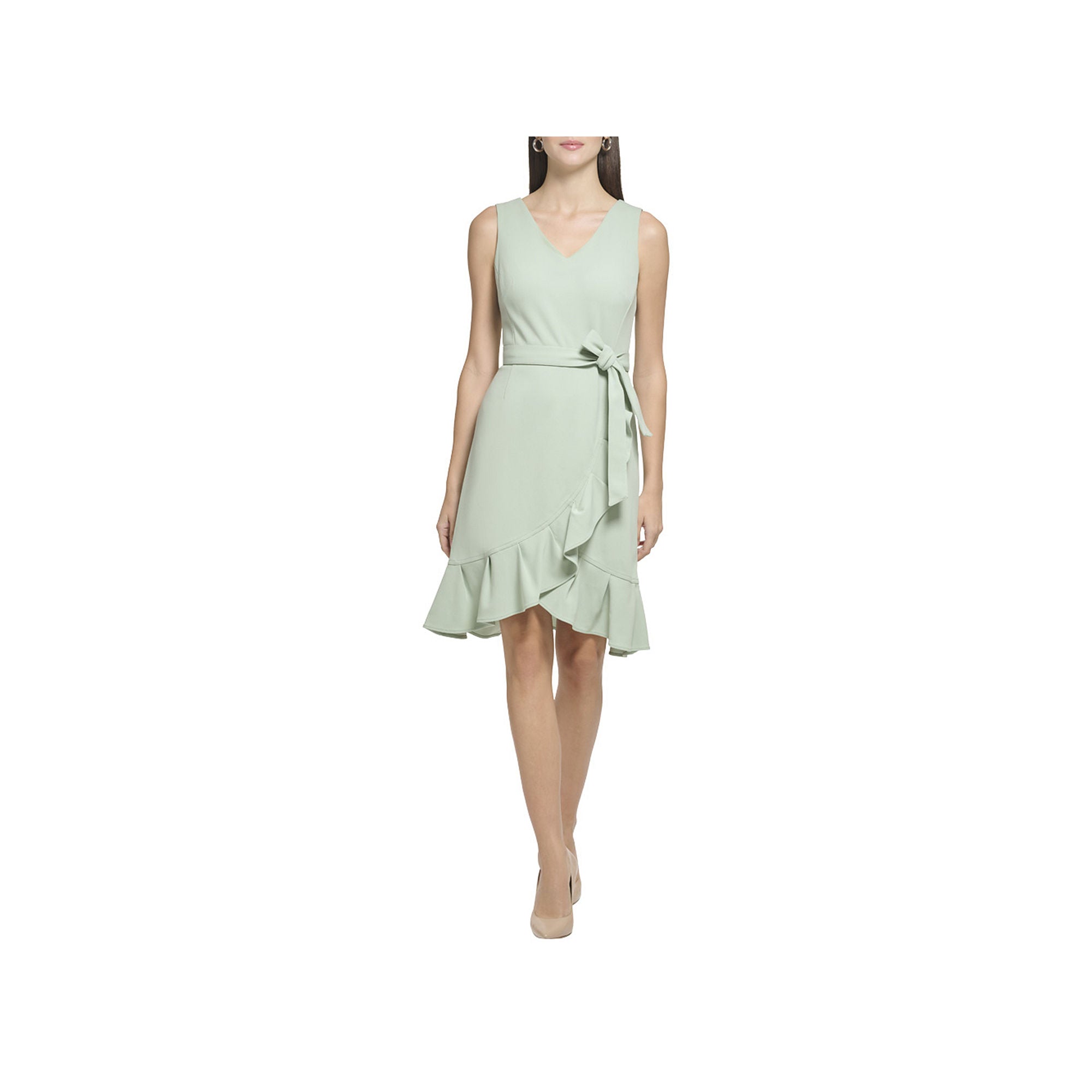 Marc New York Sleeveless Fit + Flare Dress - JADEITE 10