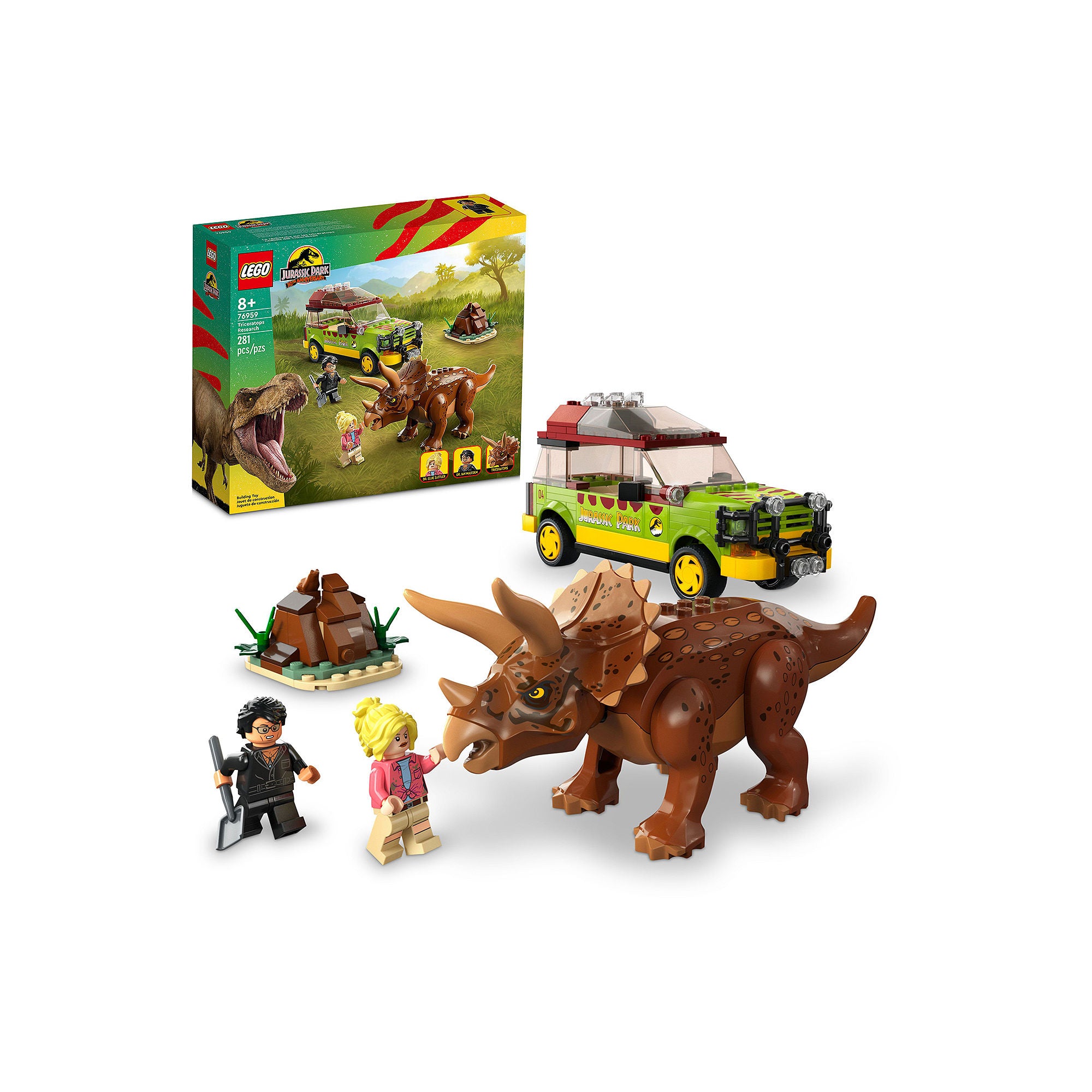 LEGO 6427971 Jurassic Park Triceratops Research 76959