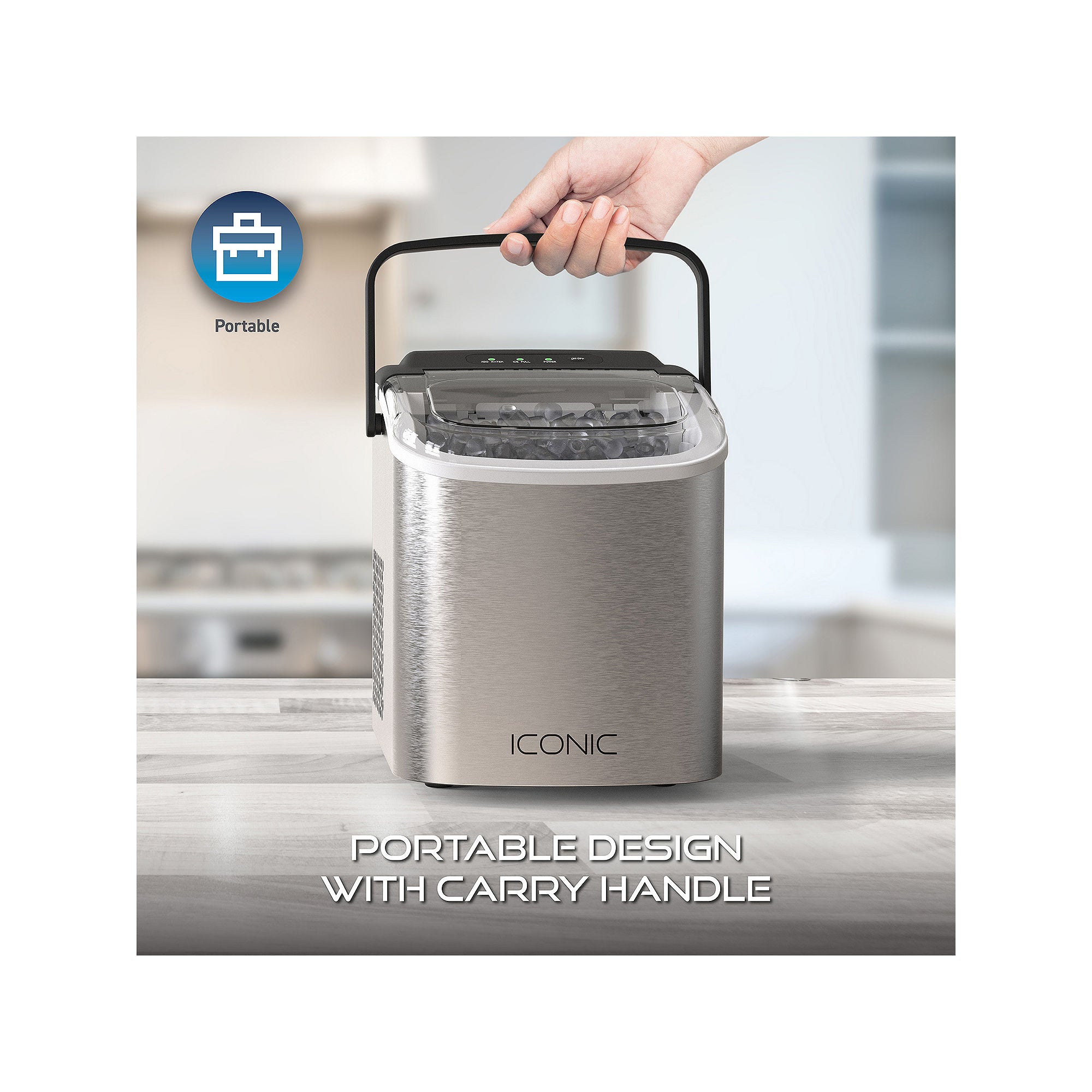 Iconic Ice Maker 9058JCP - SILVER ONE SIZE