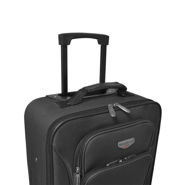 Travelers Club EVA-12203-001 Euro Value Ll 20 Inch Lightweight Luggage Black